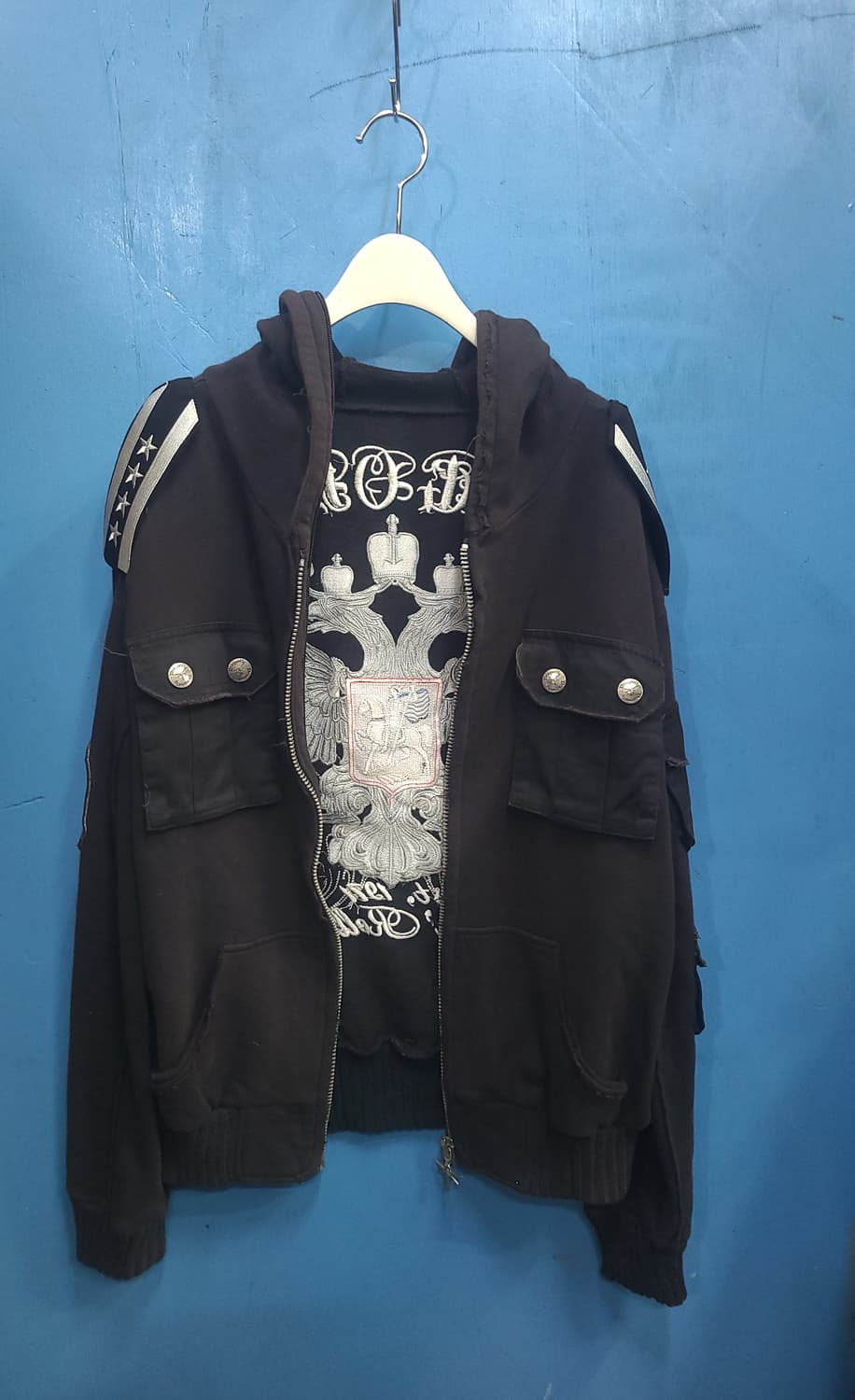 일본빈티지 러시아 독수리 후드like 할리 상품이미지6