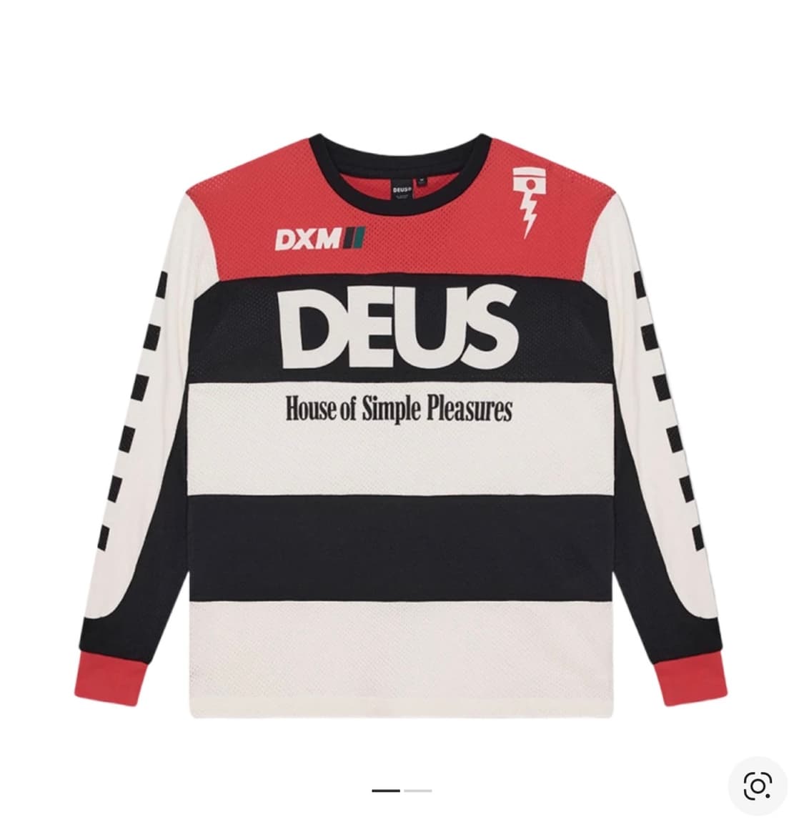 데우스엑스마키나 세이버 모토 져지 레드 M사이즈 상품이미지1