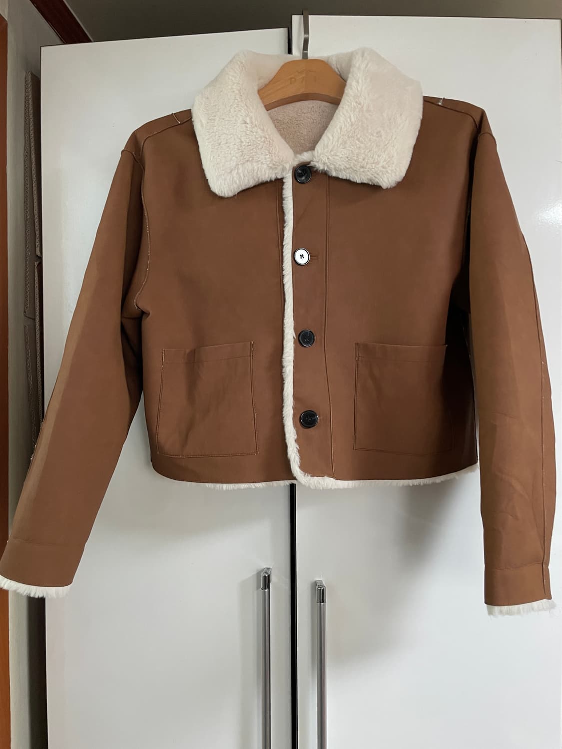 도프셉 양면 무스탕 퍼자켓 상품이미지1