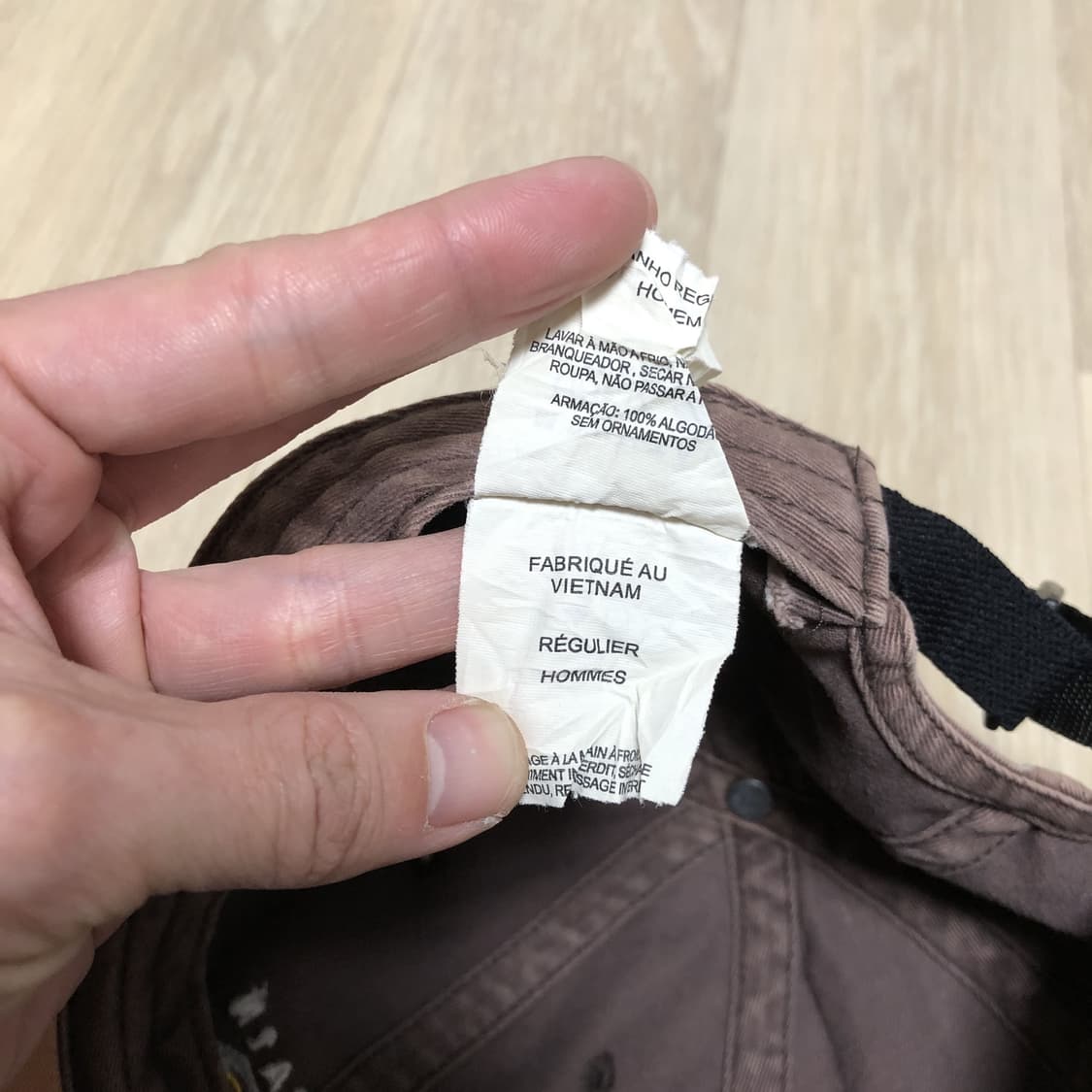 (OS) 마운틴 하드웨어 6패널 워시드 브라운 브릭 볼캡 상품이미지4