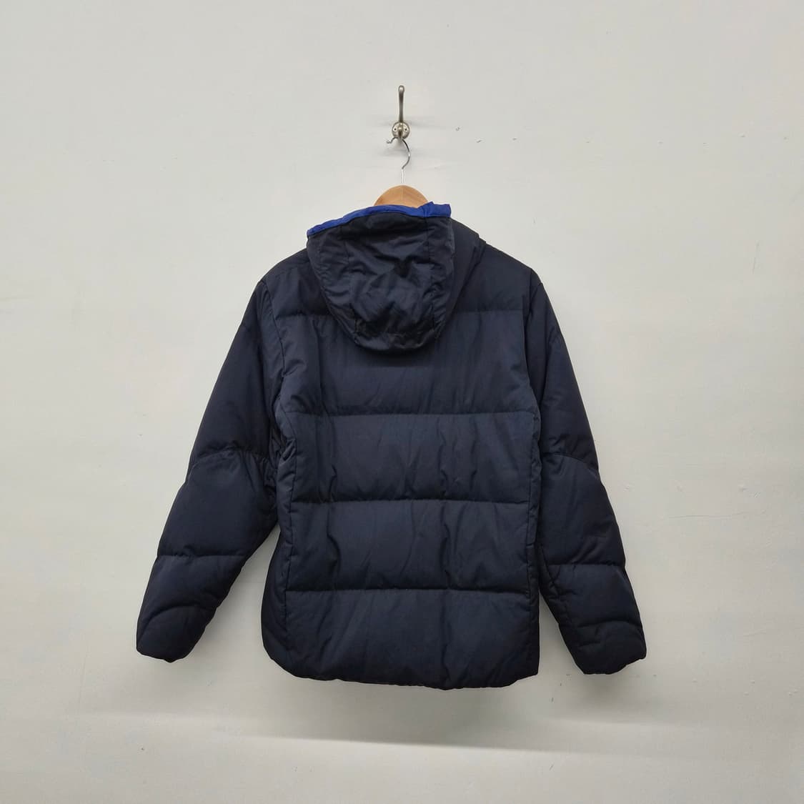 폴로 랄프로렌 빅포니 네이비 후드 덕다운 패딩 여자 XL 상품이미지8
