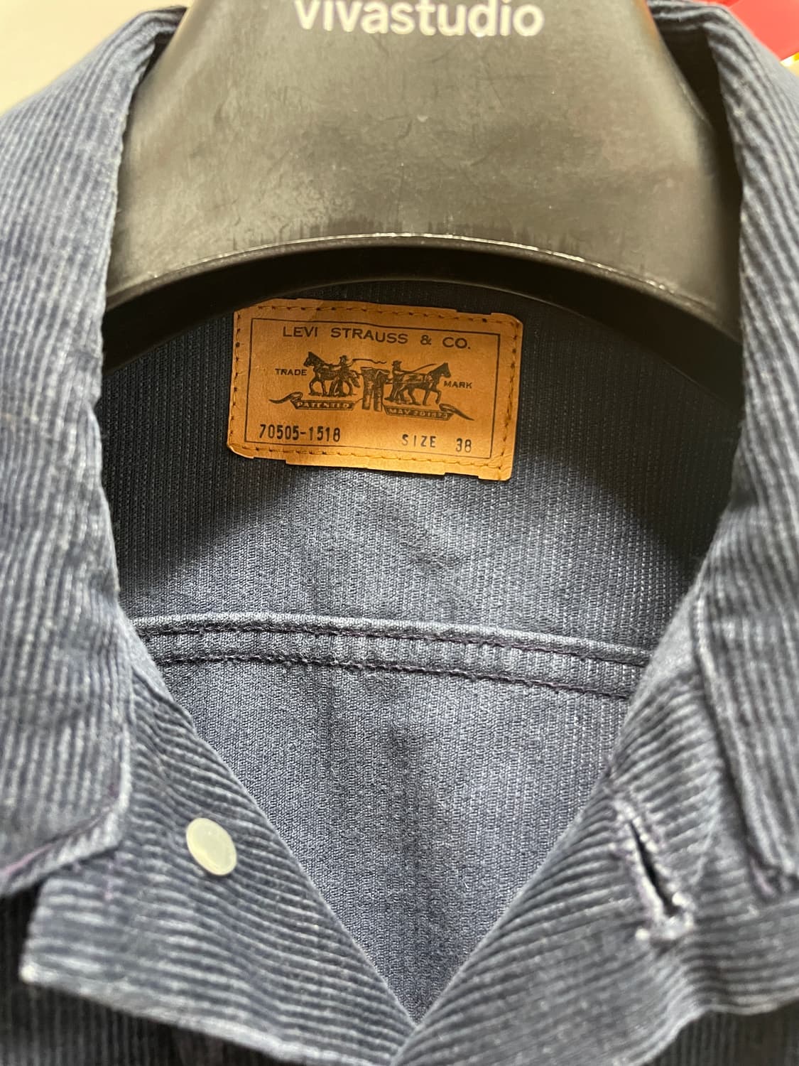 리바이스 코듀로이 트러커 네이비 상품이미지3