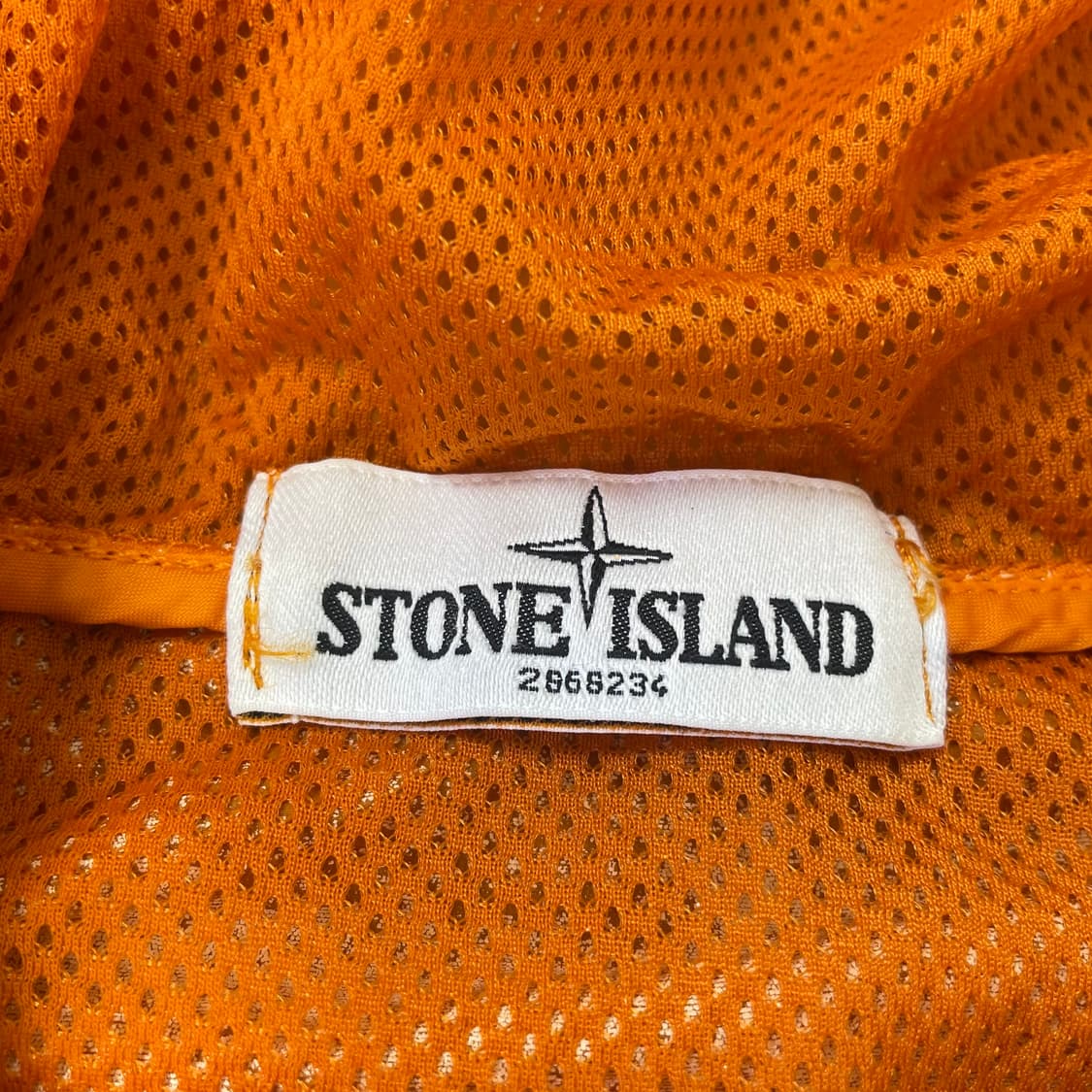스톤아일랜드 오렌지 폴리 후드 바람막이 자켓 상품이미지8
