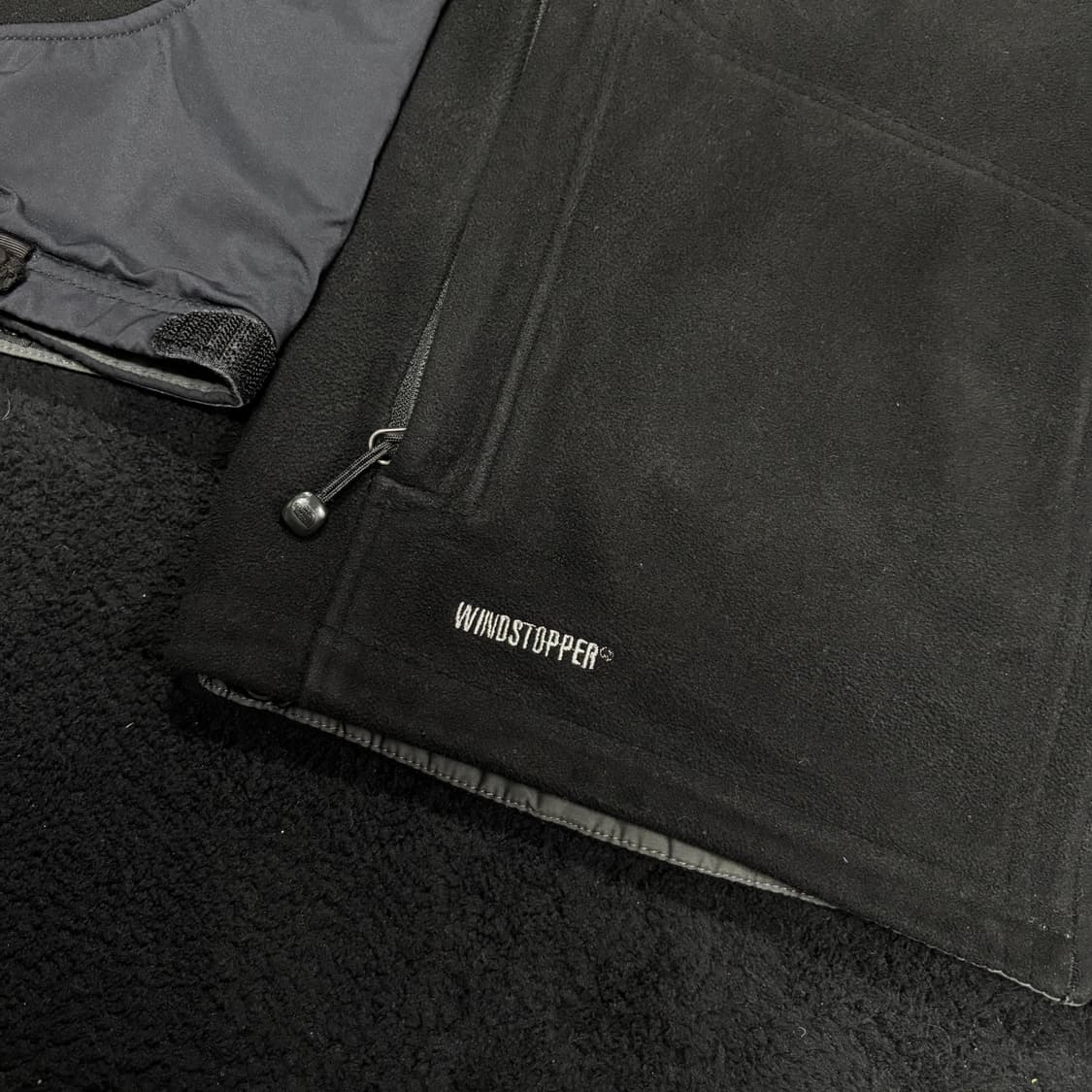100 노스페이스 블랙 윈드스토퍼 플리스 집업 자켓 상품이미지3