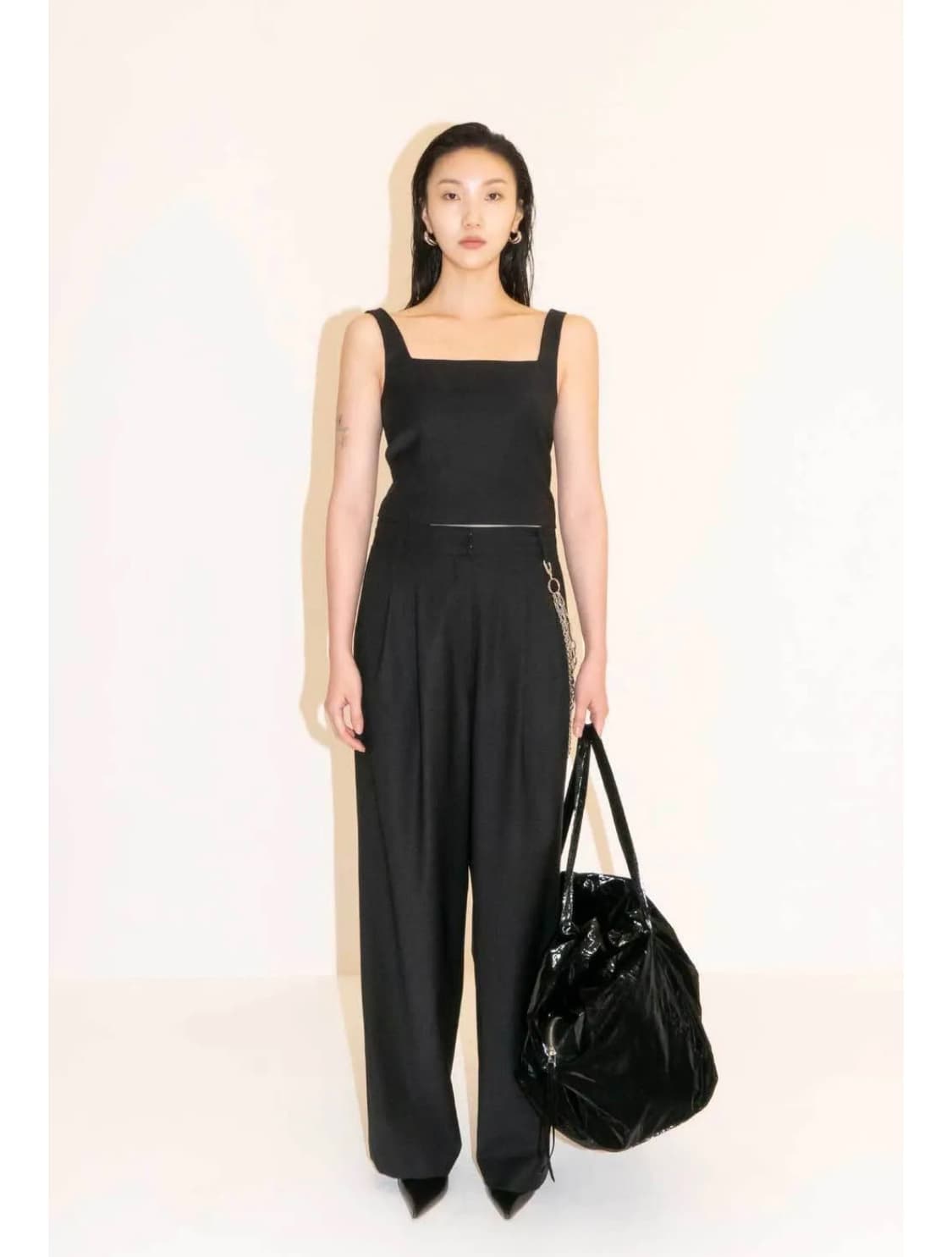 그라우피더. JUST TROUSERS BLACK 상품이미지2