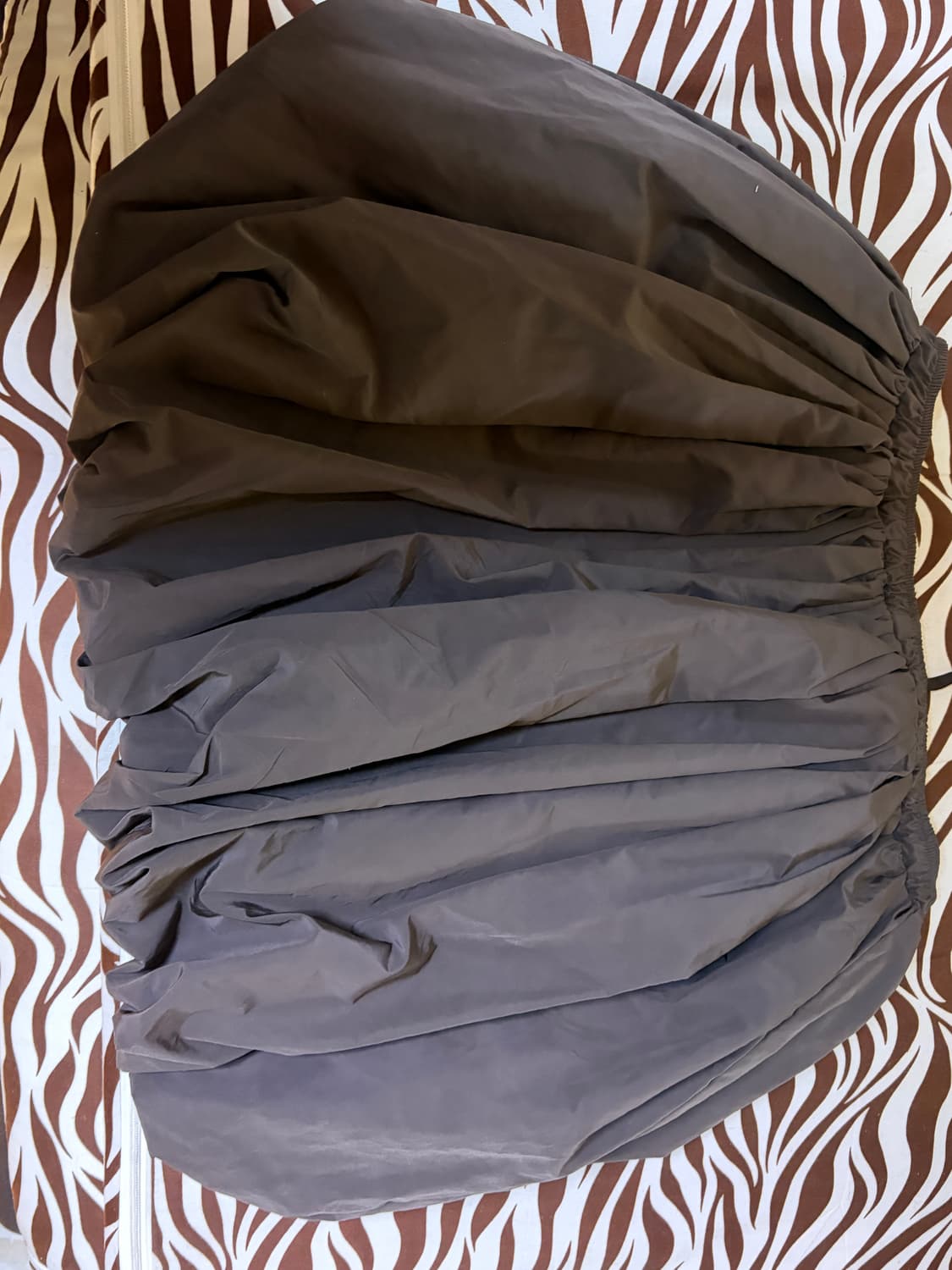 엔조블루스 브라운 벌룬 스커트 상품이미지2