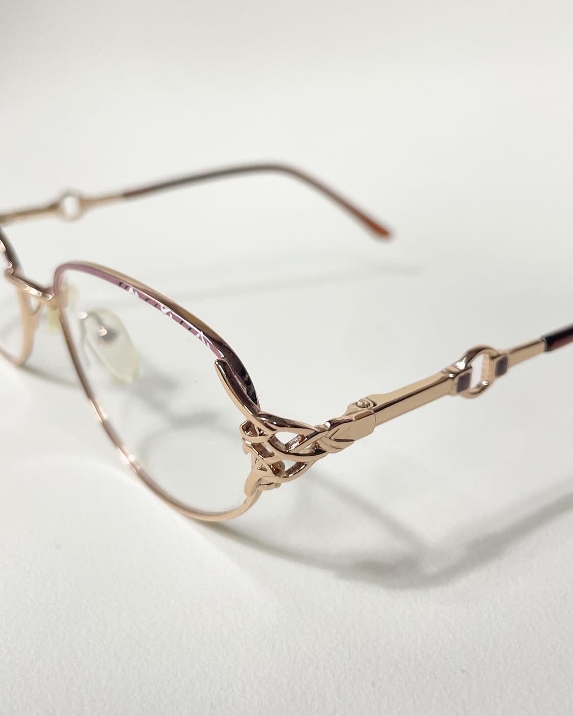 90s Italy Monaroisa 빈티지 라운드 안경 상품이미지3