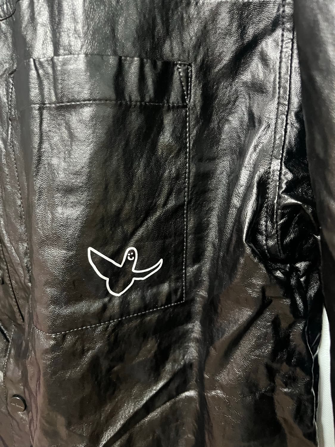 마크곤잘레스 블랙 인조 가죽자켓 상품이미지2