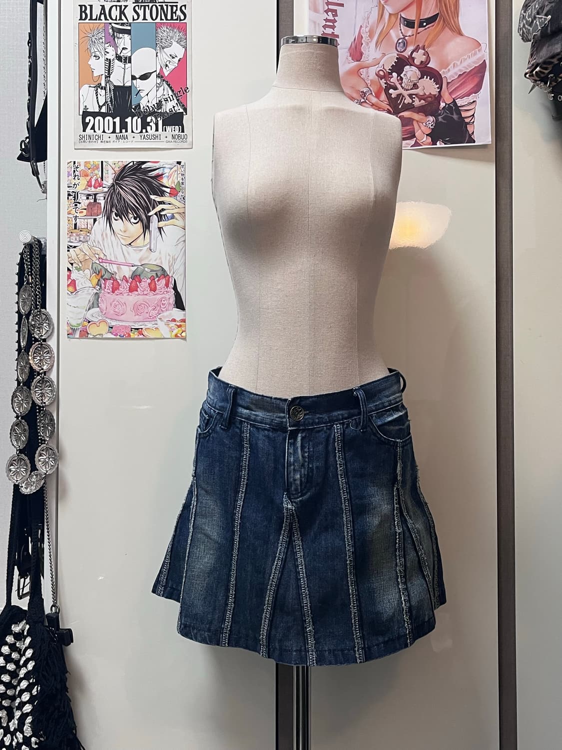 오네갸루 데님 청치마 상품이미지2