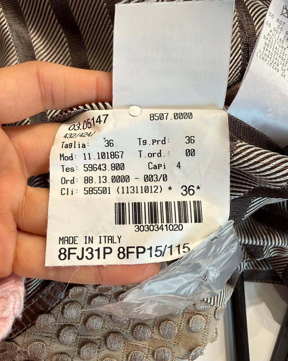 조르지오 아르마니 브라운 스터드 베스트 자켓 상품이미지9