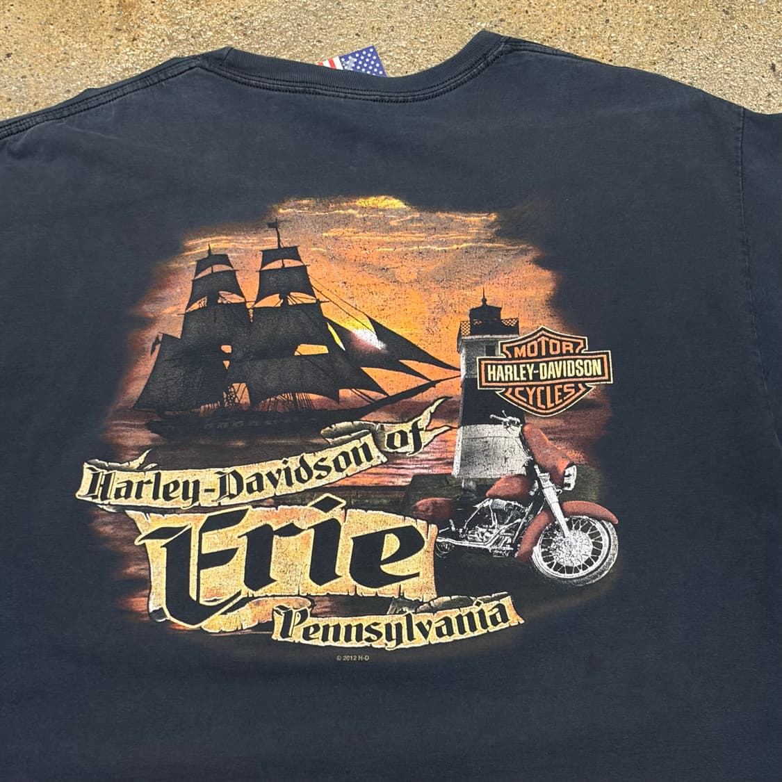 미국 빈티지 할리데이비슨 빅사이즈 반팔티 상품이미지8