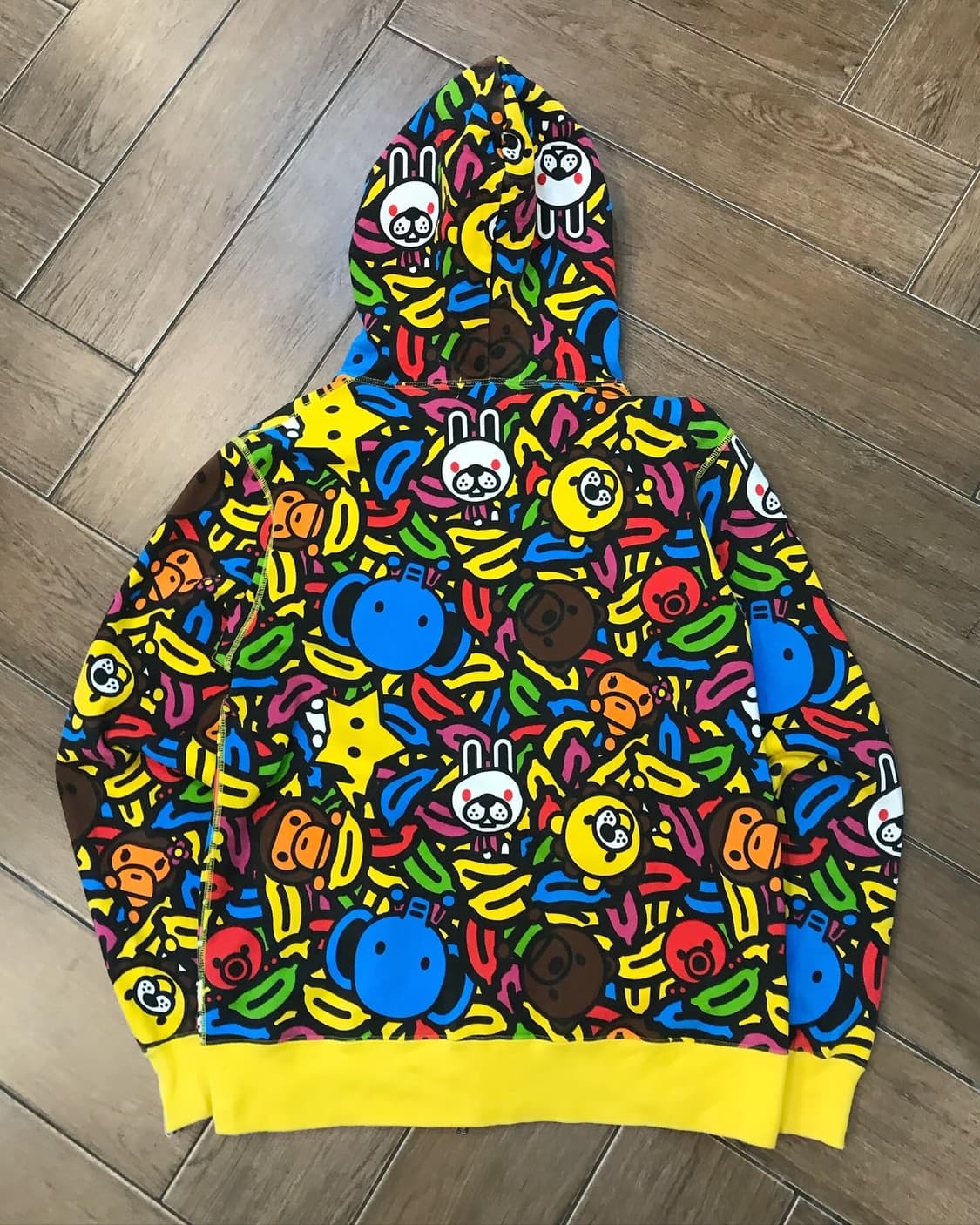 Bape Baby Milo Full Pattern Hood Zip-Up 상품이미지7