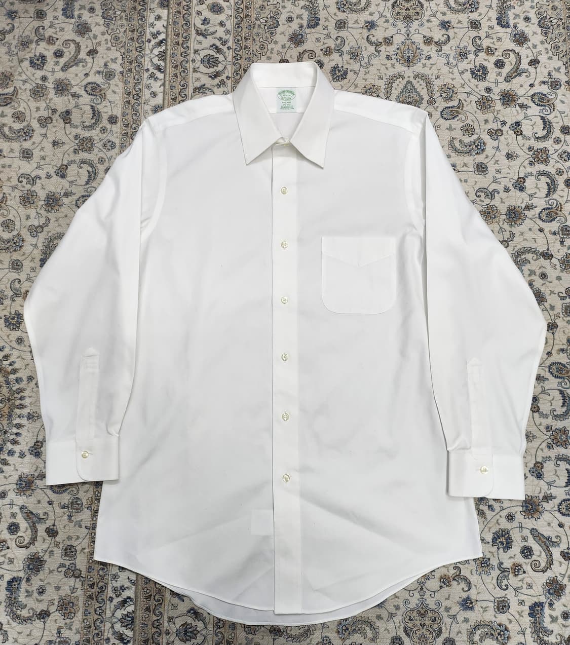 브룩스 브라더스 화이트 셔츠 15-2/1 (100-103) 상품이미지1