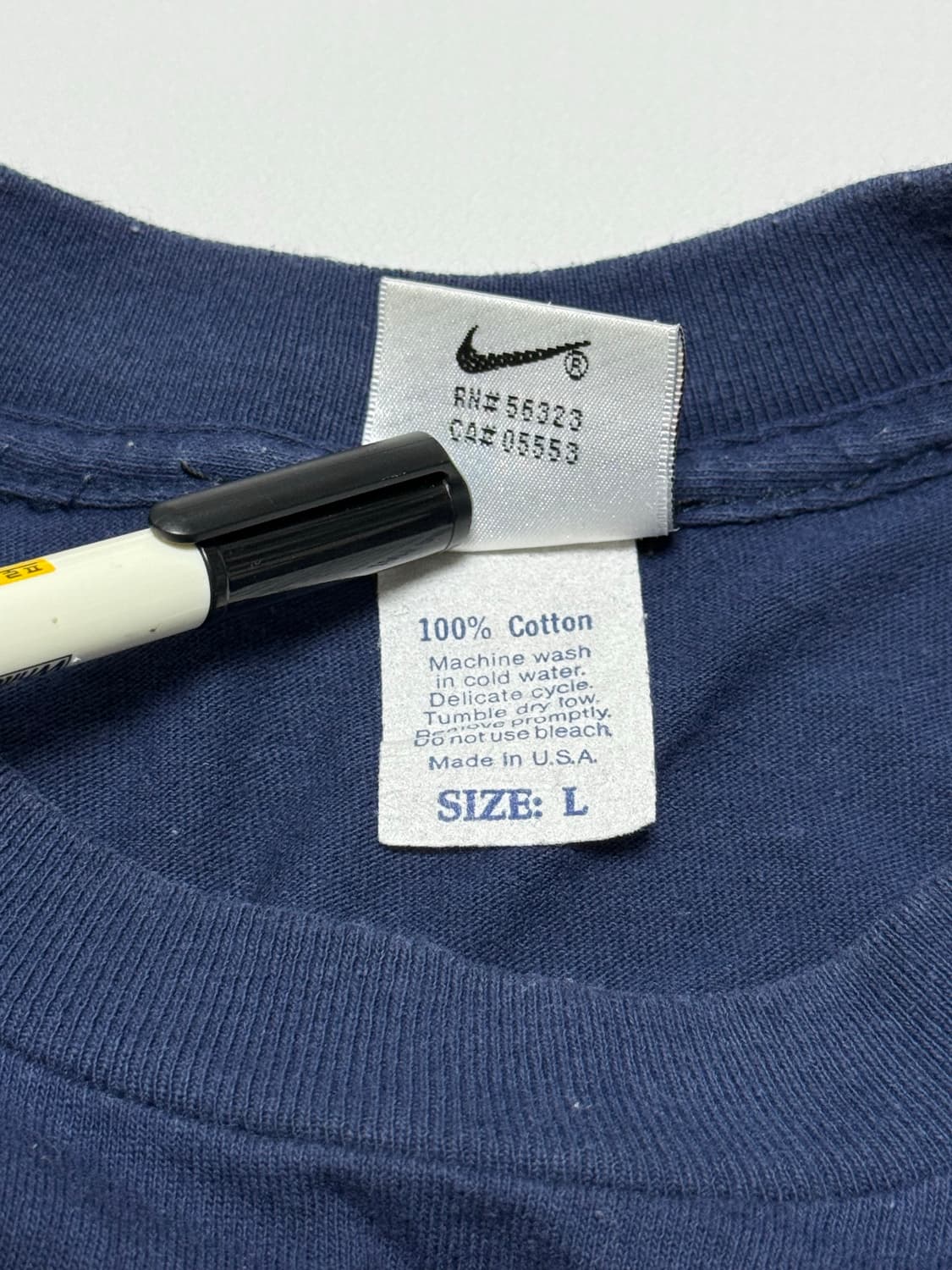 90s usa 올드 나이키 자수 빈티지 반팔 티셔츠 상품이미지4