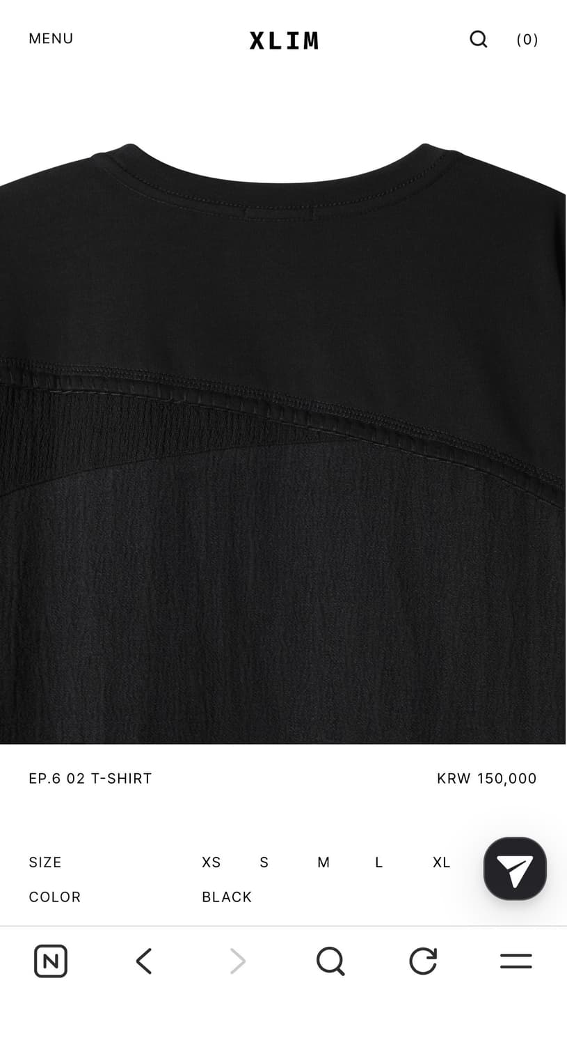 Xlim EP.6 02 T-SHIRT M사이즈 상품이미지2