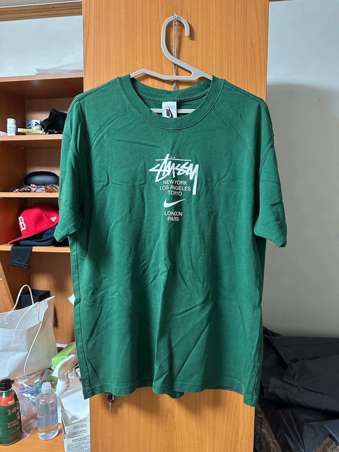 [L] 나이키 스투시 나투시 월드투어 반팔 티셔츠 상품이미지1