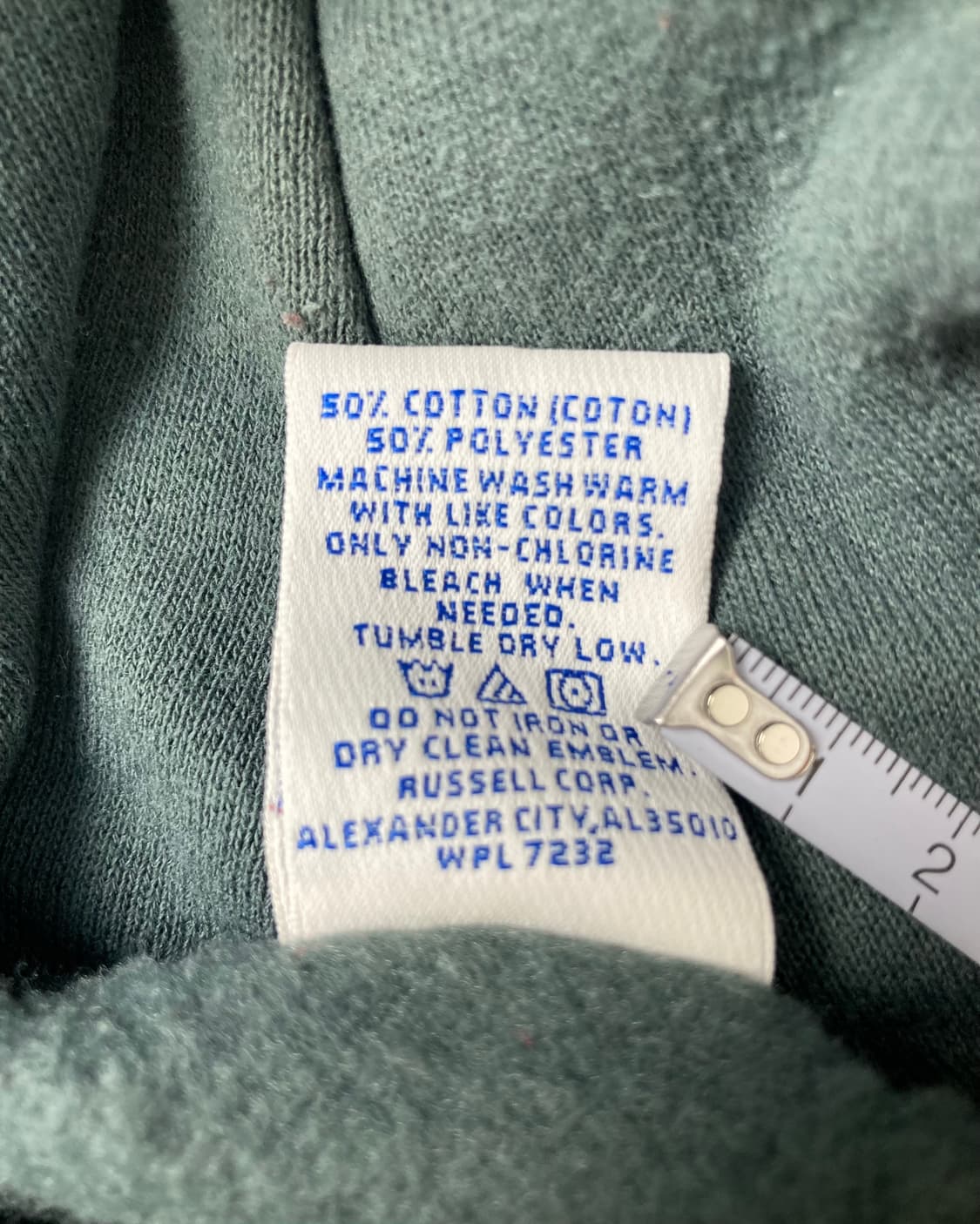 90s Russell Hoodie (sage green) 상품이미지4