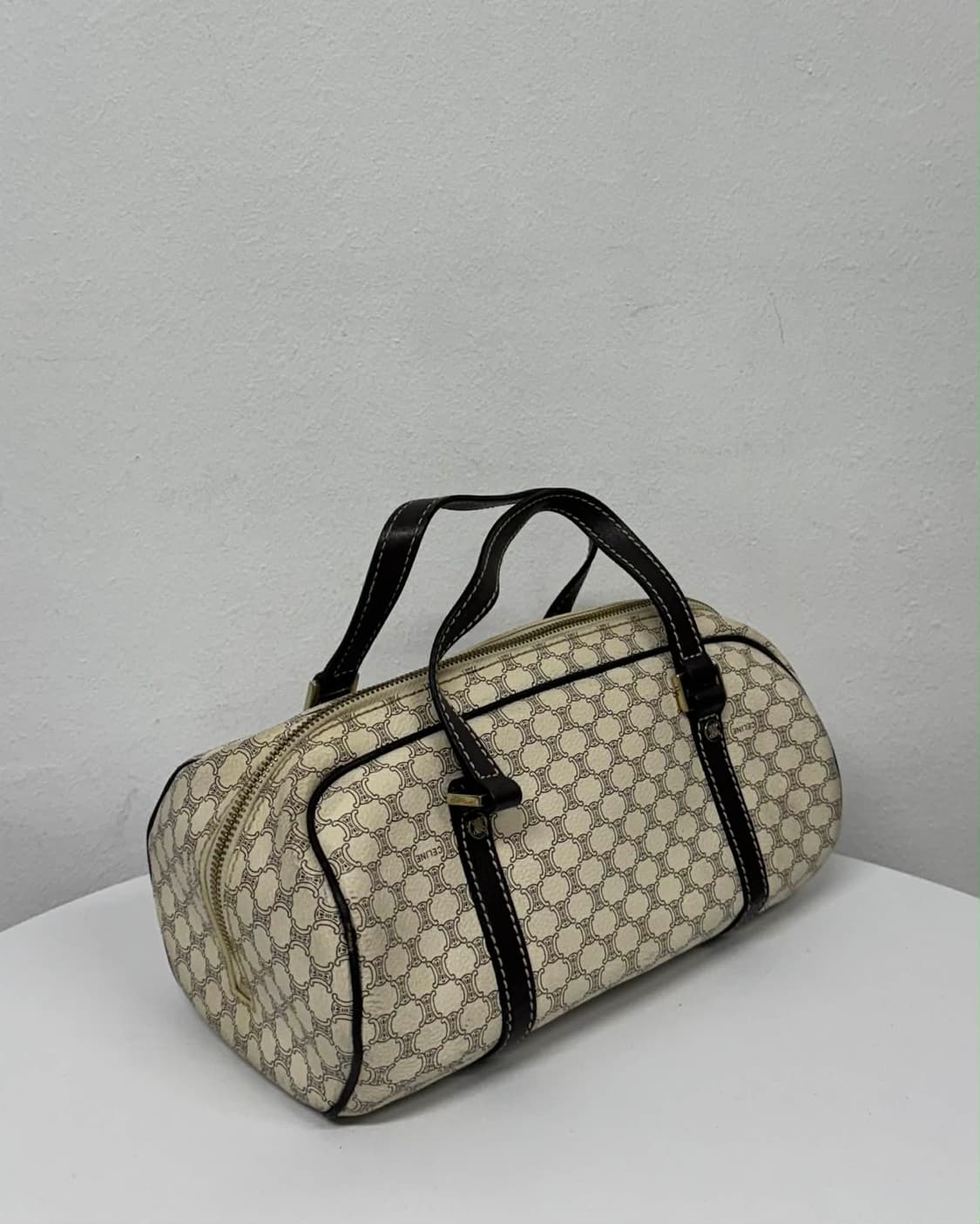 셀린느 빈티지 마카담 블루종 미니 보스톤 토트백 상품이미지3