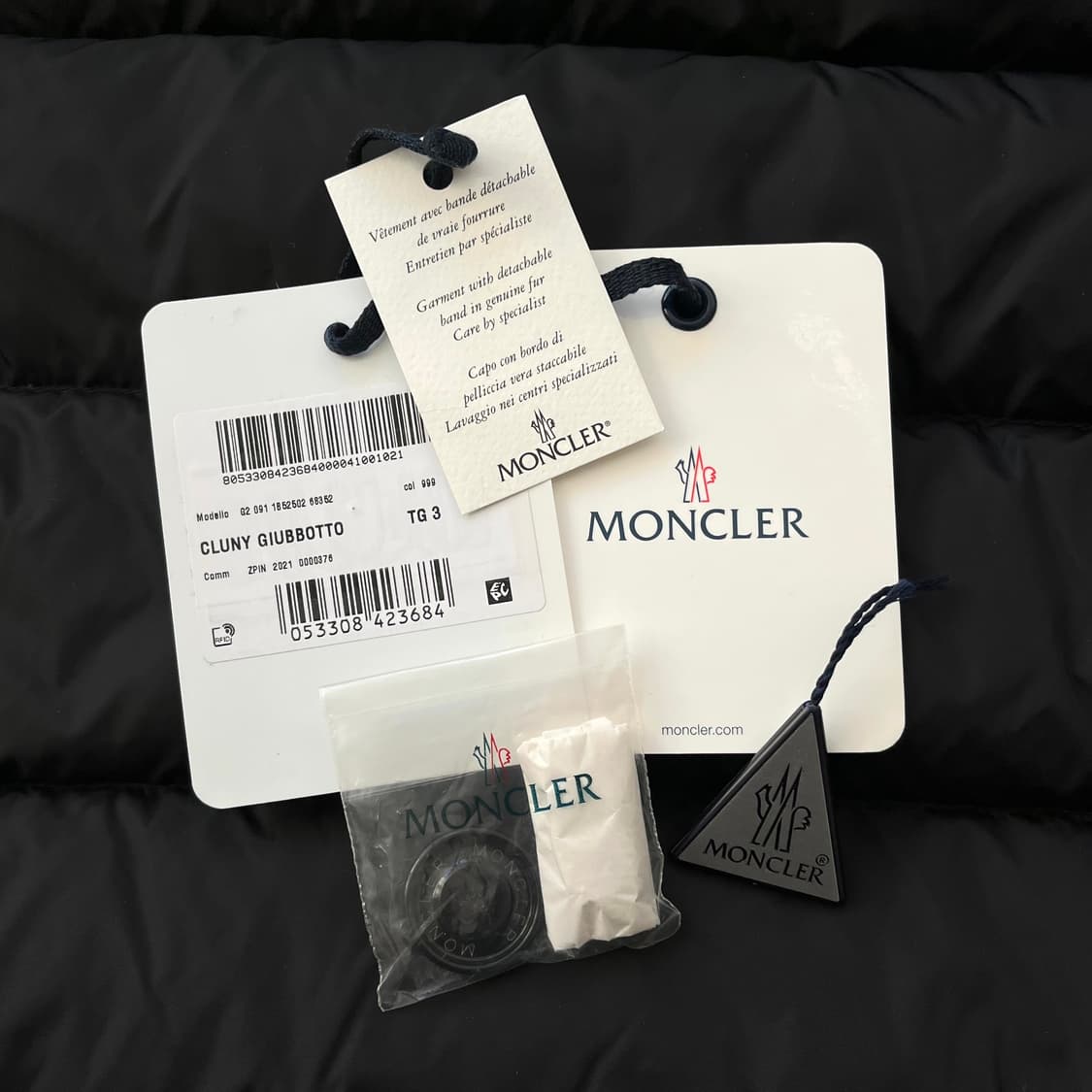 [S급/100-105] 몽클레어 클루니 블랙 패딩 3사이즈 상품이미지10