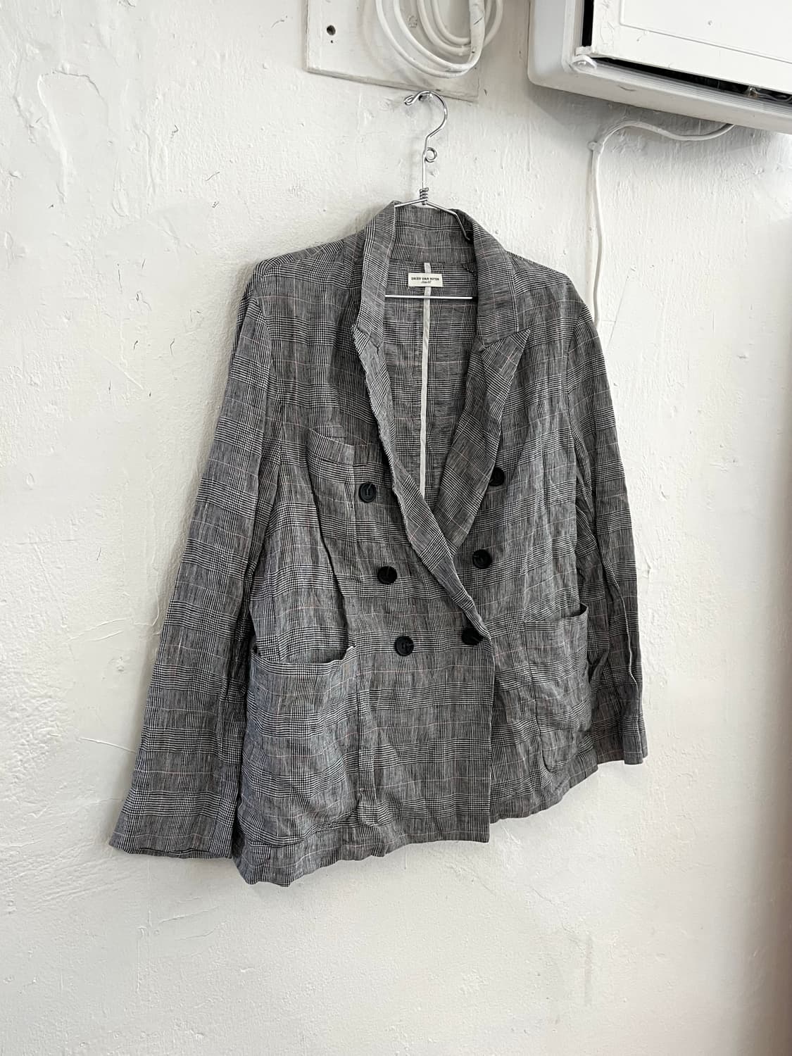 드리스 반 노튼 린넨 더블 버튼 블레이저 자켓 상품이미지2