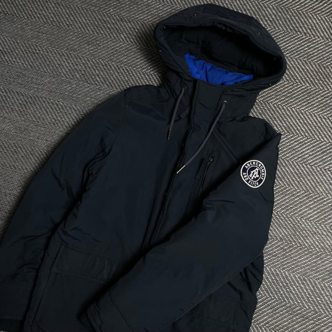 아베크롬비 y2k 자수로고 히든 패딩 야상 점퍼 y 5148 상품이미지1