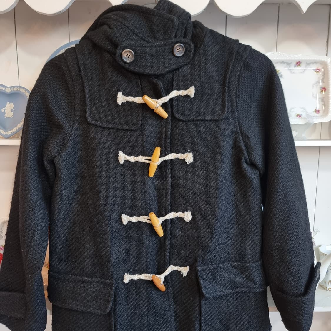 어스 뮤직 앤 에콜로지 후드 더플코트 상품이미지2