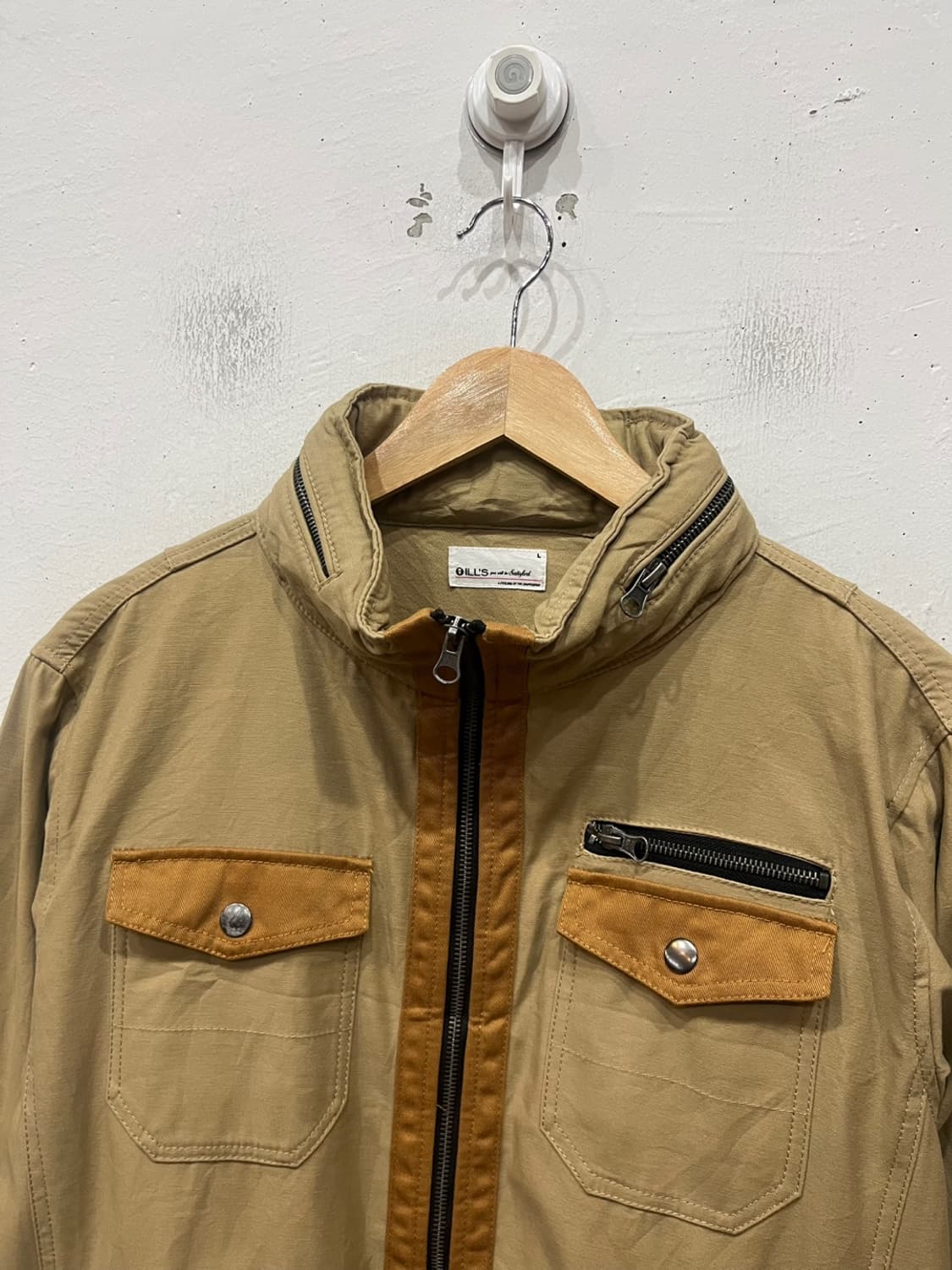 ills JPN 코튼 집업 자켓 상품이미지2