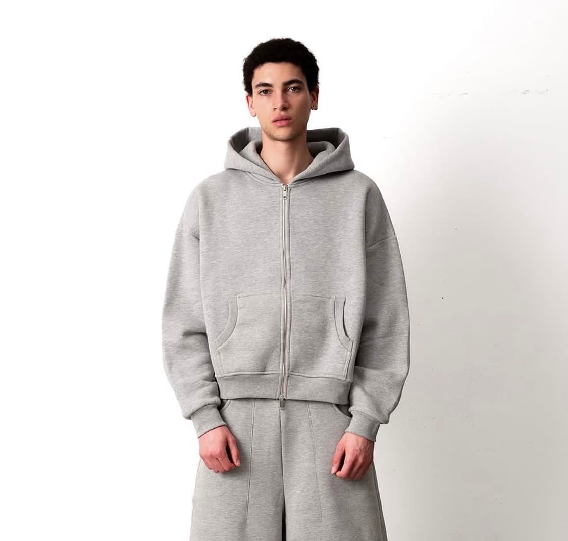 sweatscollective cozy hoodie 후드집업 그레이 M 상품이미지3
