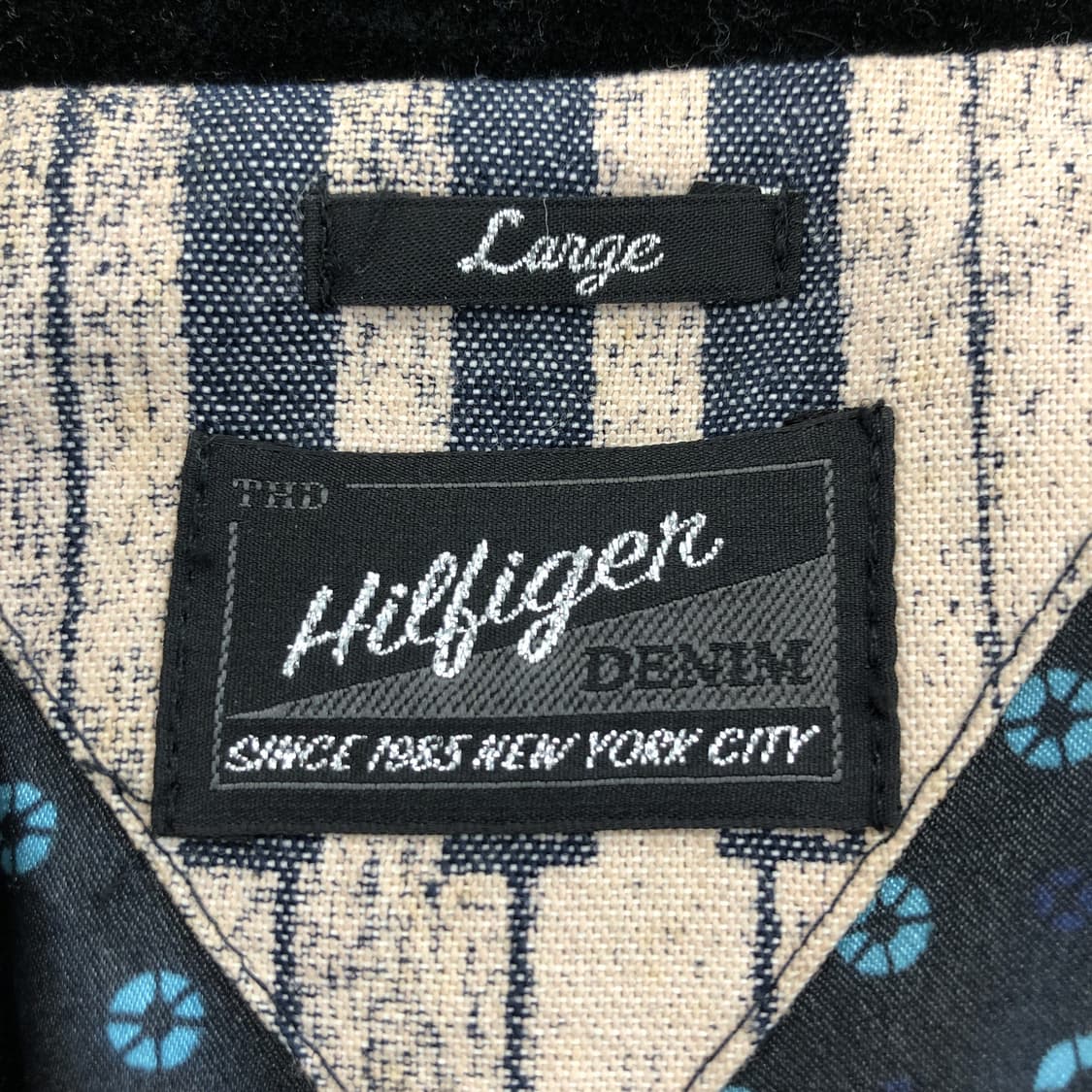 타미힐피거 벨루어 스웨이드 콤비자켓 L  상품이미지6