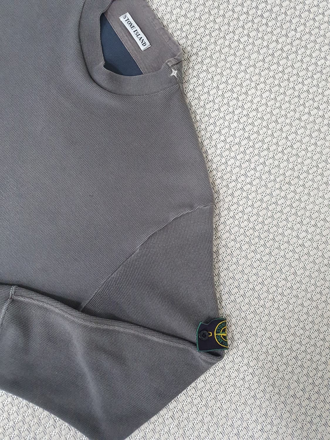 99AW 스톤 아일랜드 그린 엣지 니트  상품이미지7