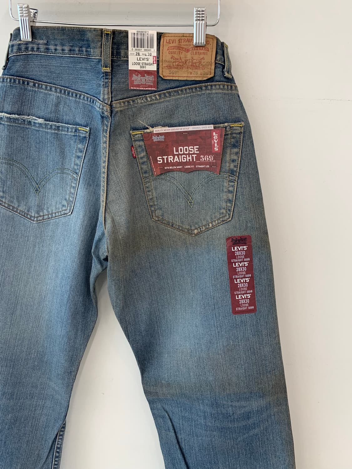 리바이스 569 루즈 스트레이트 핏 데님 28x30 상품이미지6
