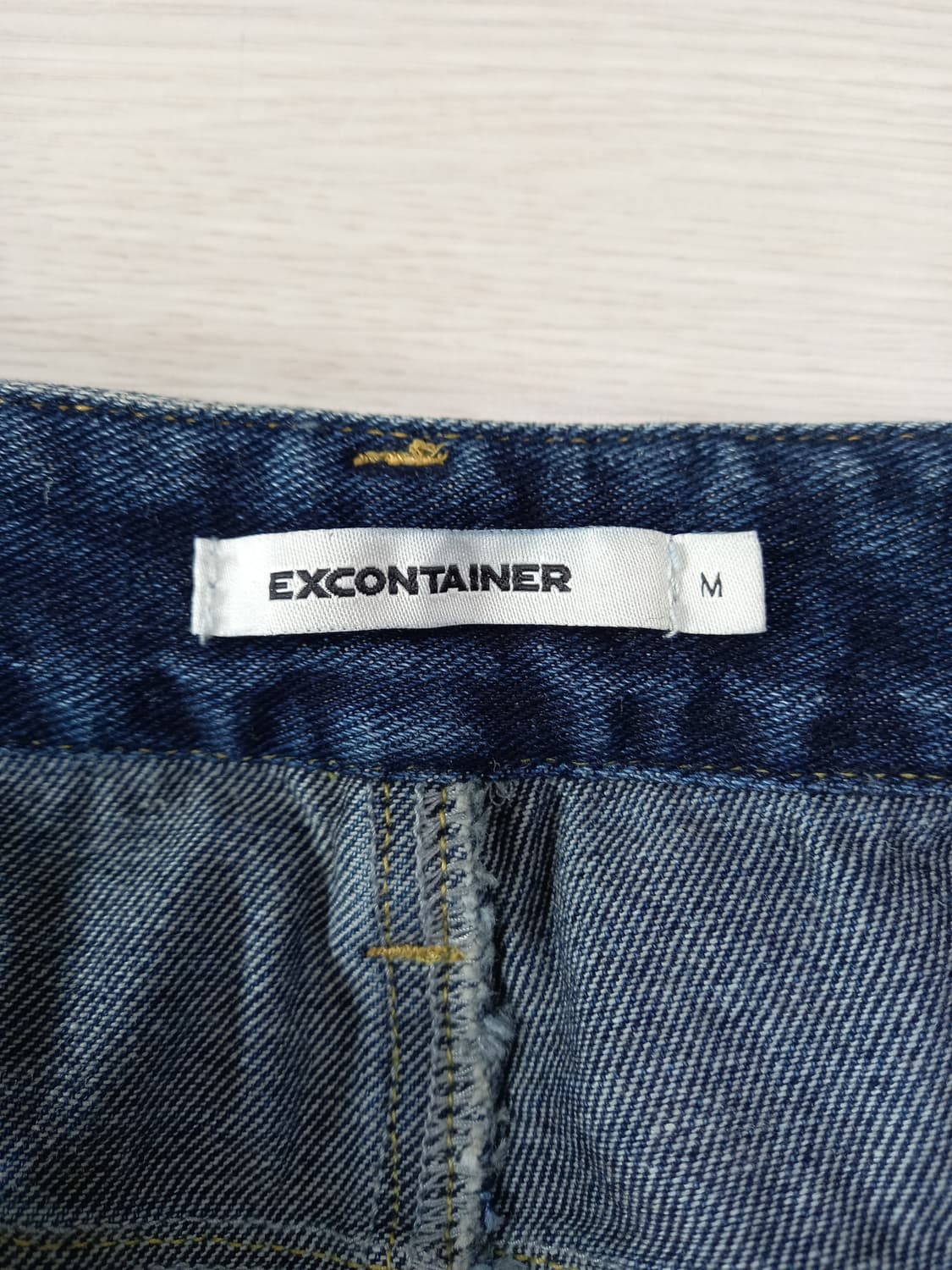 30 EXCONTAINER 하이웨이스트 워싱 일자진 30-197 상품이미지7