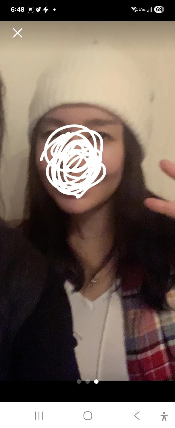 캐시미어 20% 남녀 공용 비니 착용시 아주 예뻐요 상품이미지3