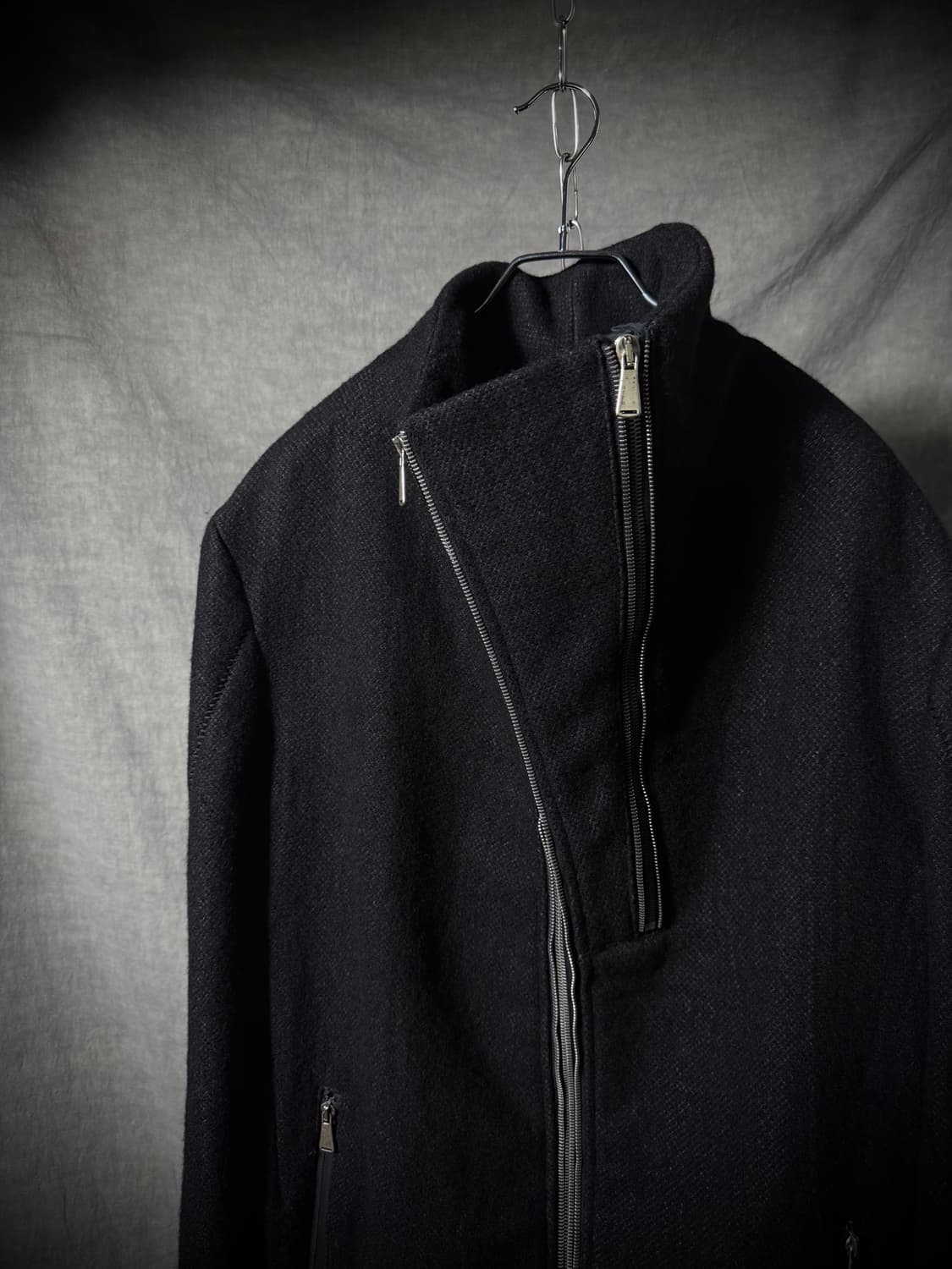 10sei0otto Asymmetric Double Zip Coat  상품이미지3