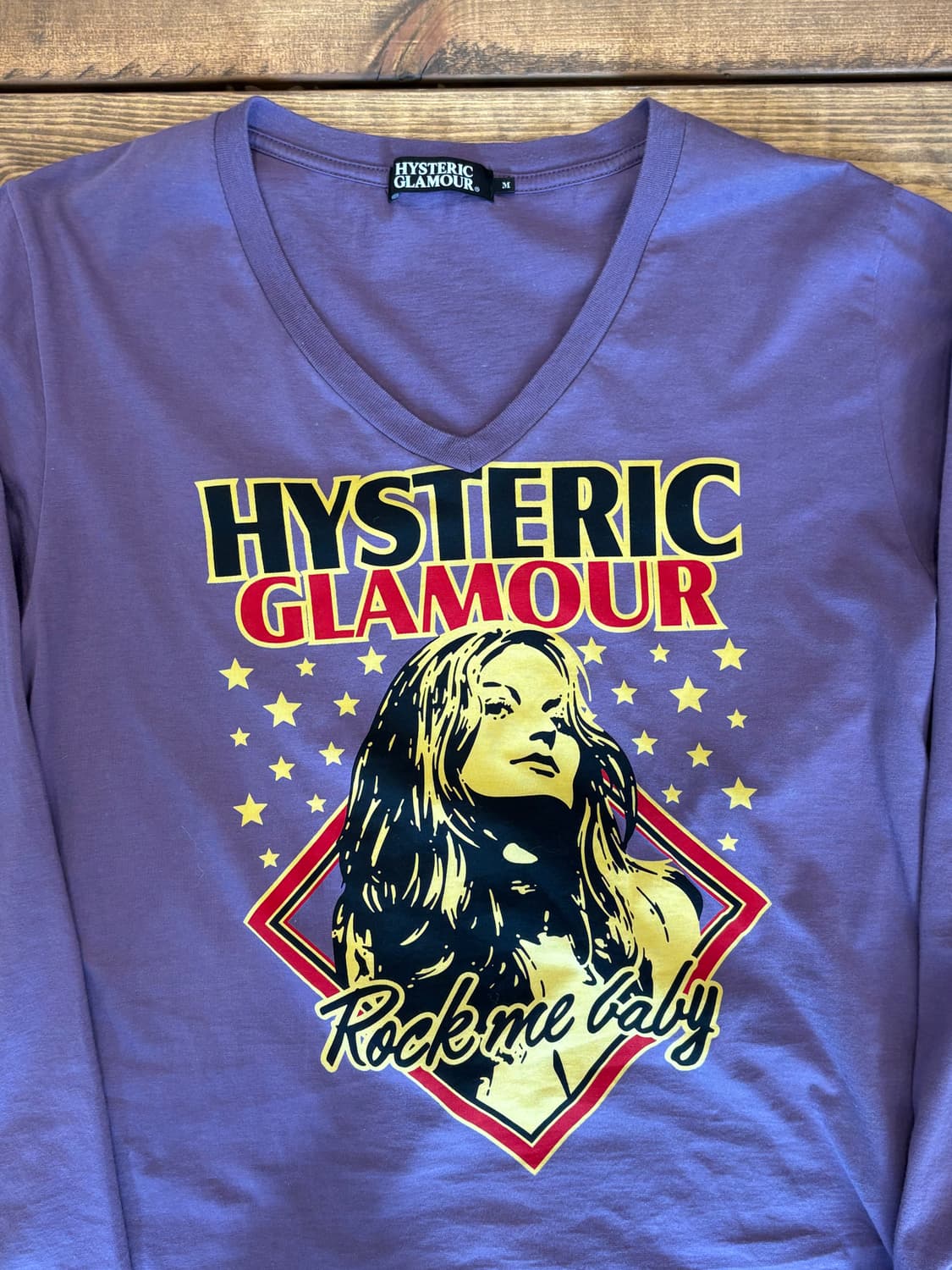 히스테릭글래머 스타 브이넥 롱슬리브 상품이미지6