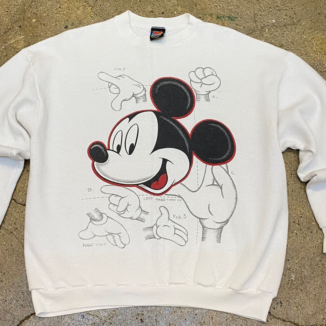 레어 90s Made in USA 빈티지 디즈니 미키마우스 맨투맨 상품이미지3