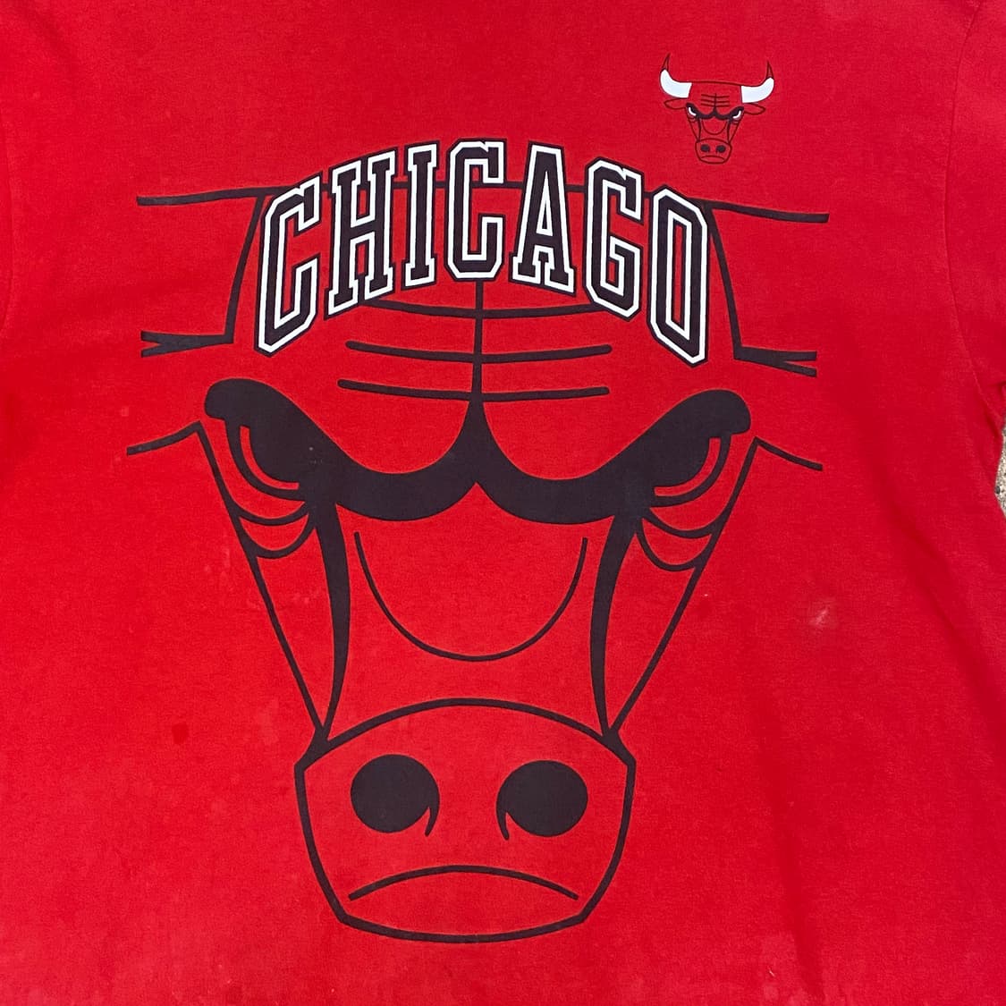 미국 빈티지 NBA 시카고 불스 프린팅 반팔티 스포츠티 상품이미지4