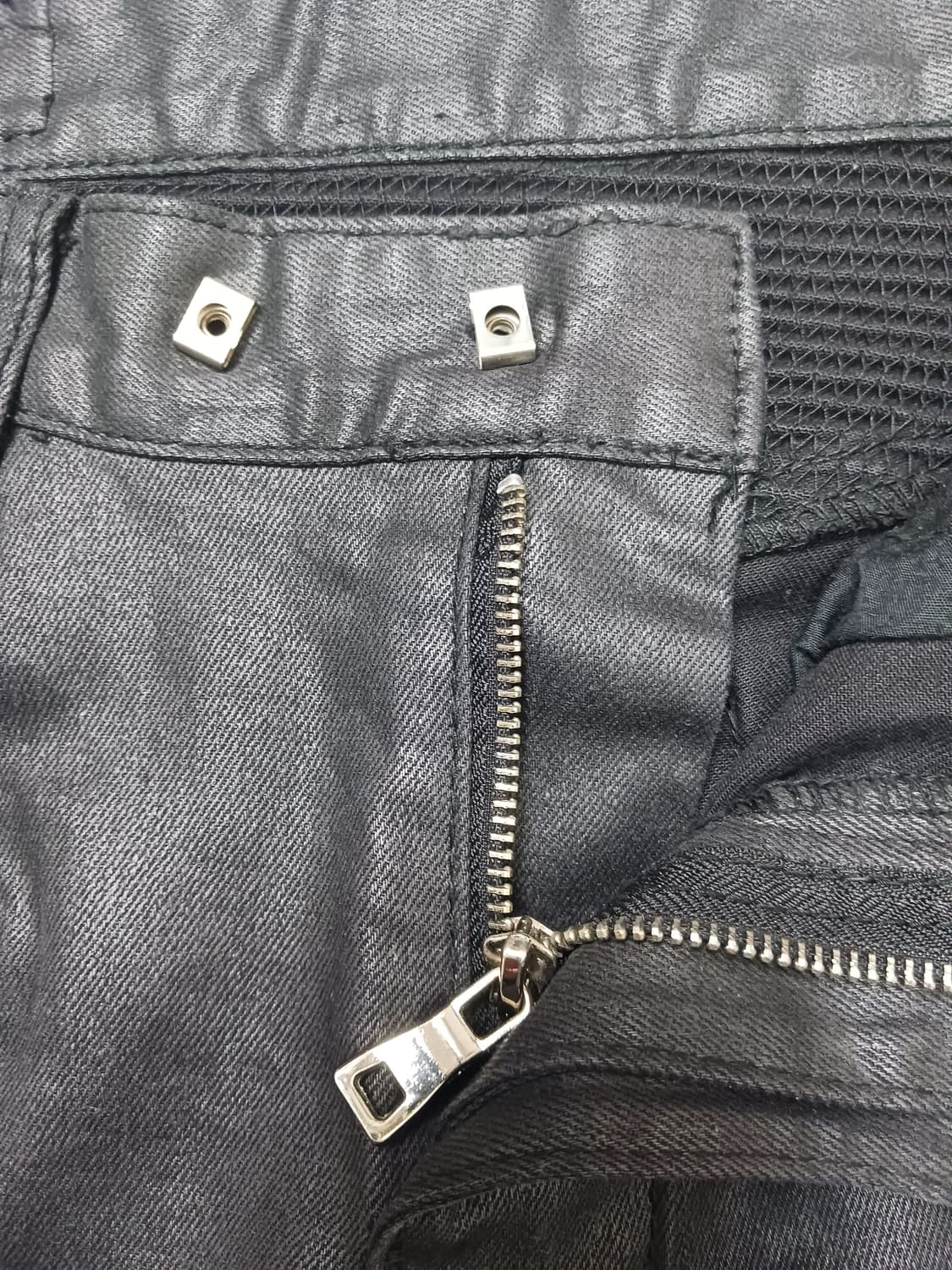 [30] 발망 블랙코팅 바이커진 청바지 상품이미지6