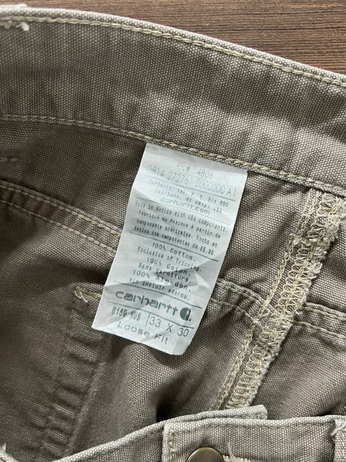 Carhartt 칼하트 루즈핏 카펜터 워크 팬츠 상품이미지8