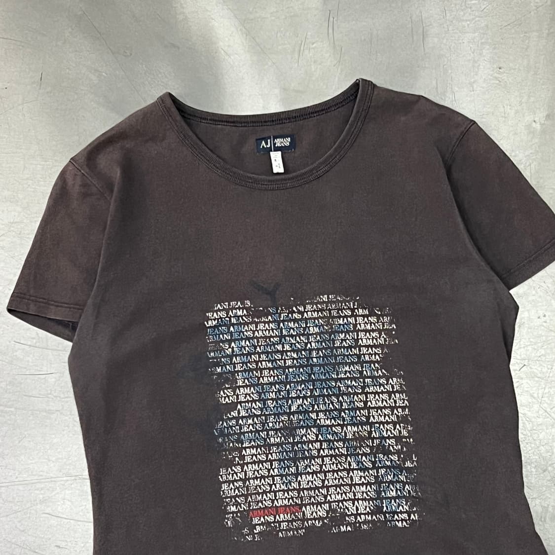  아르마니 진스 프린팅 반팔티 y16106 상품이미지3