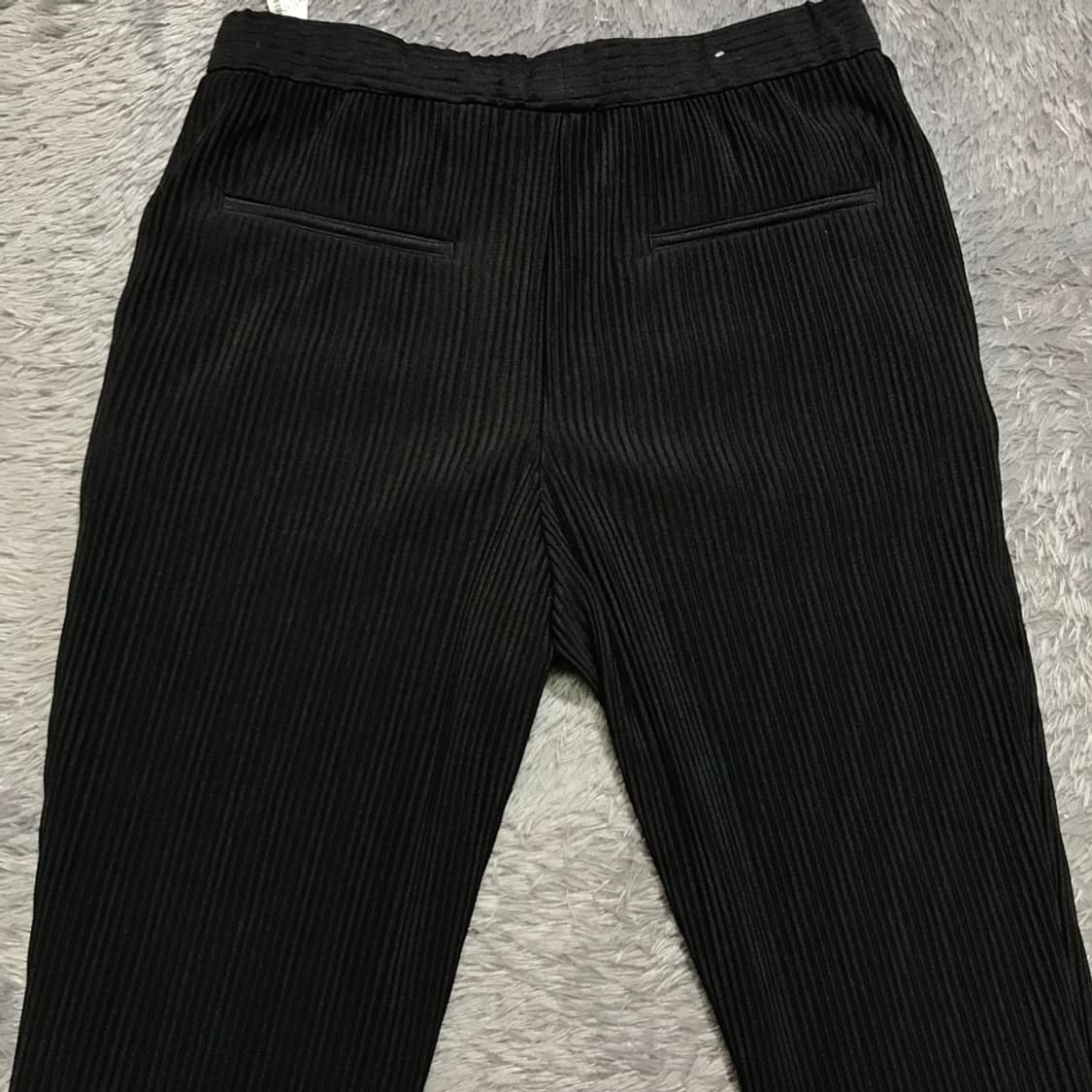 [[M(31), A급] 자라(ZARA) 블랙 플리츠 팬츠p279 상품이미지3
