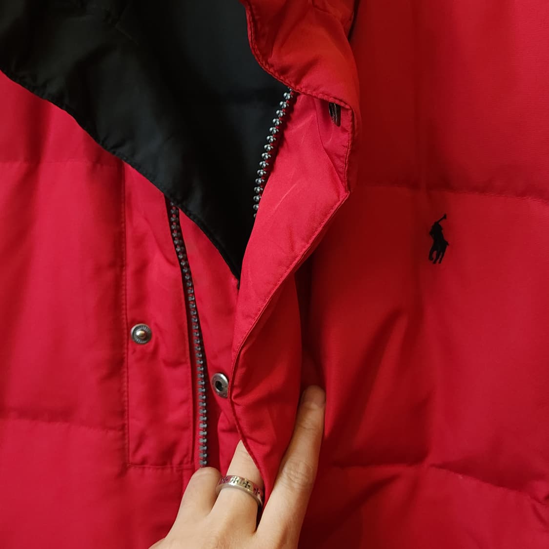 폴로 랄프로렌 다운 패딩 리버시블 푸퍼 다운 패딩 S 상품이미지4