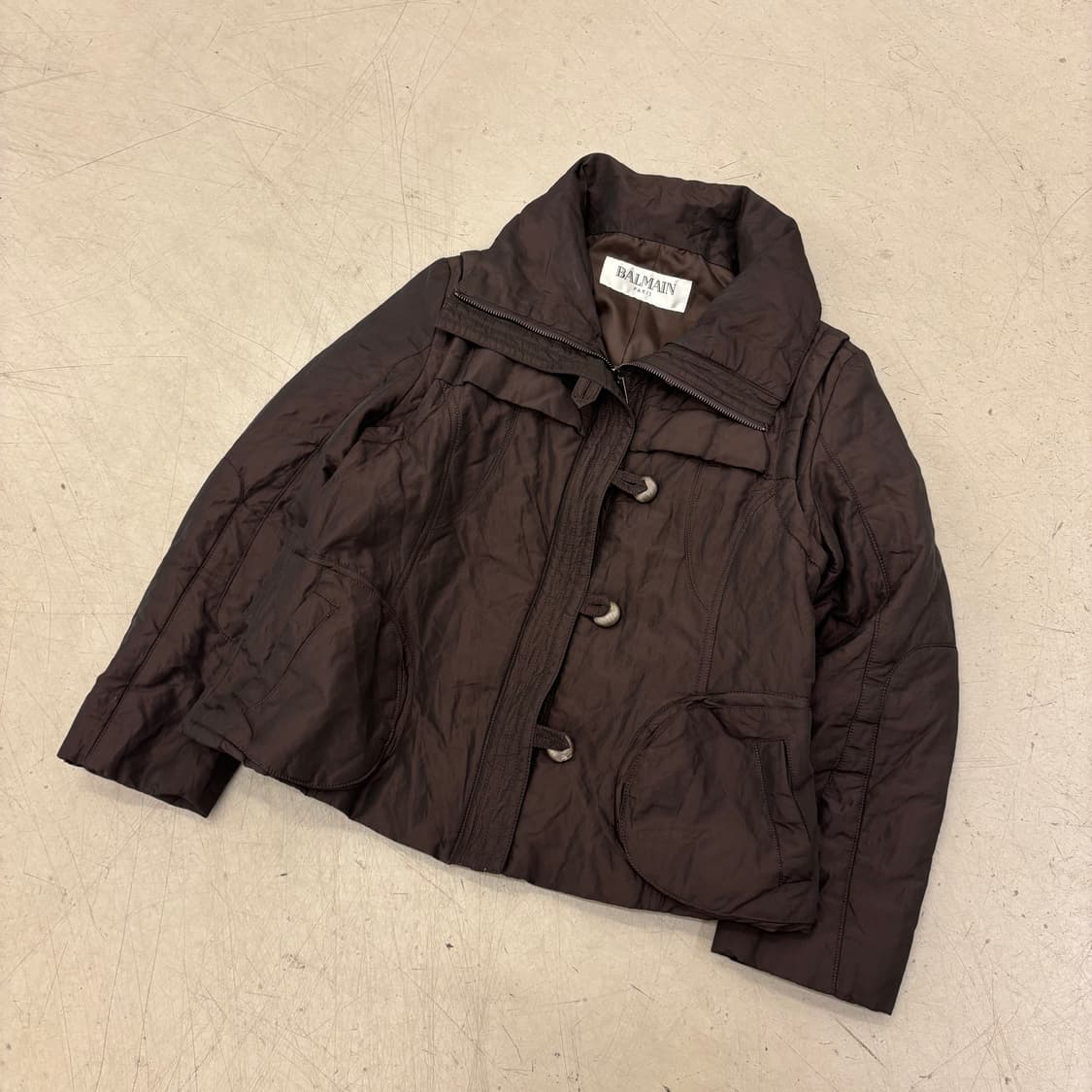 발망 우먼스 누빔 숏 벨트 자켓 상품이미지1