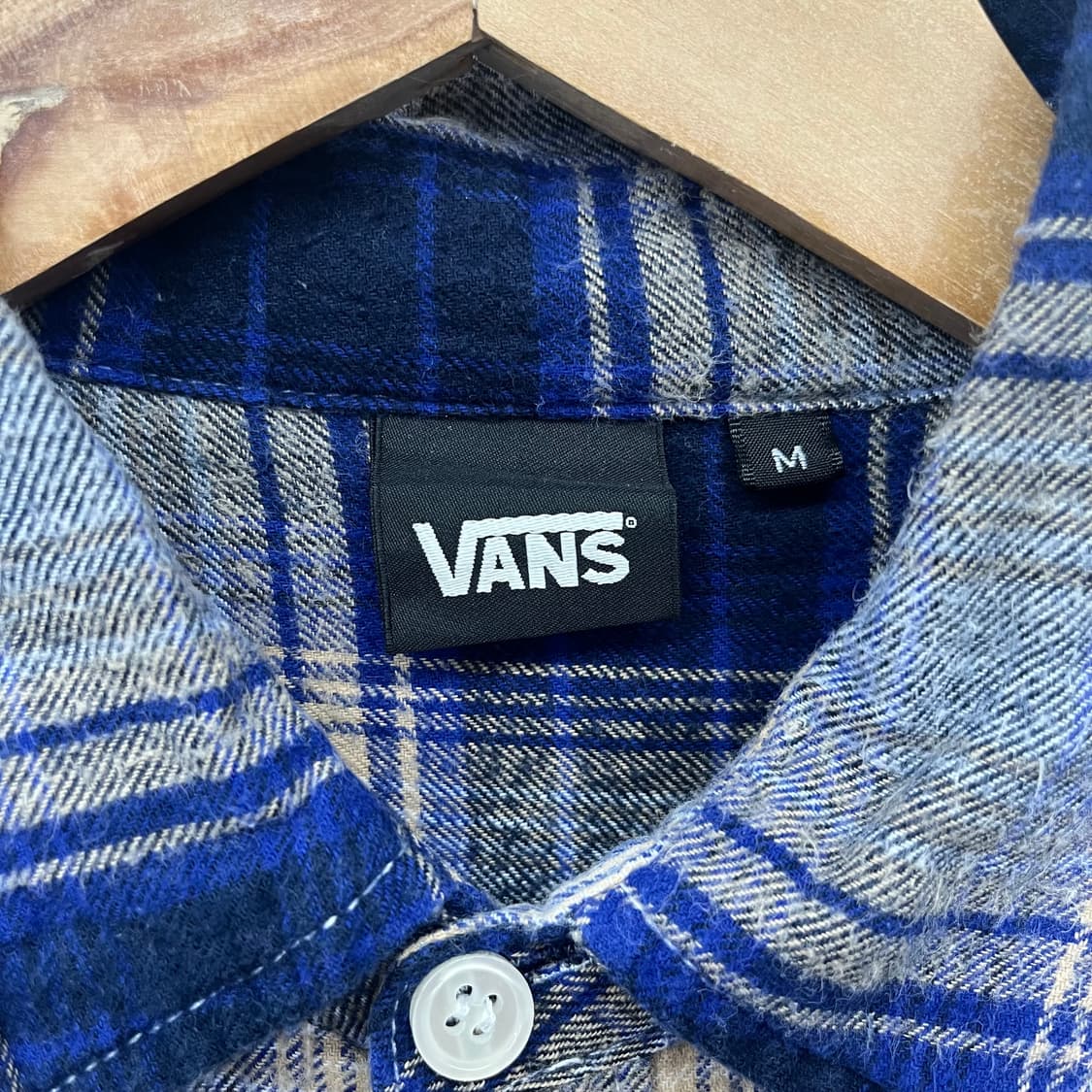 Vans 반스 체크 셔츠 남방 네이비 남m 상품이미지6