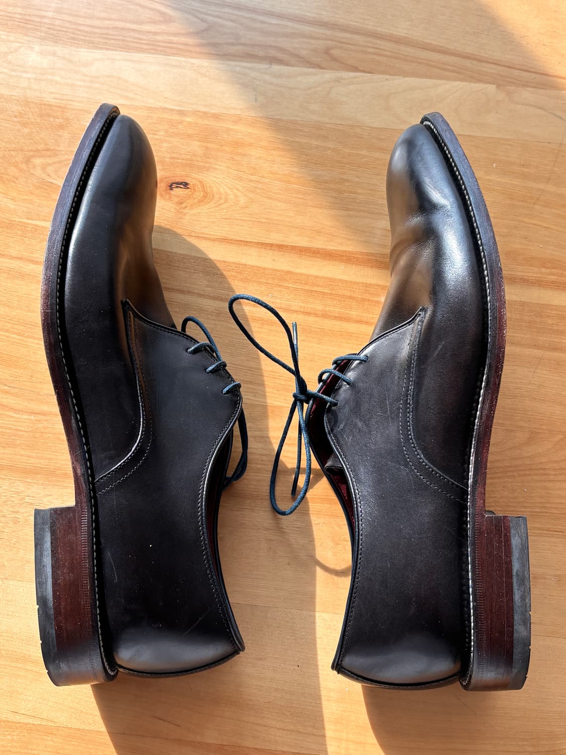 미니멀 플레인 더비, 빈티지 Loake 로크 Drake UK9/280 상품이미지6