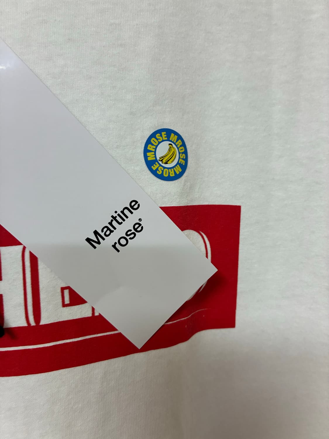 [L]마틴로즈 MR 자메이카 클래식 티셔츠 화이트 상품이미지5