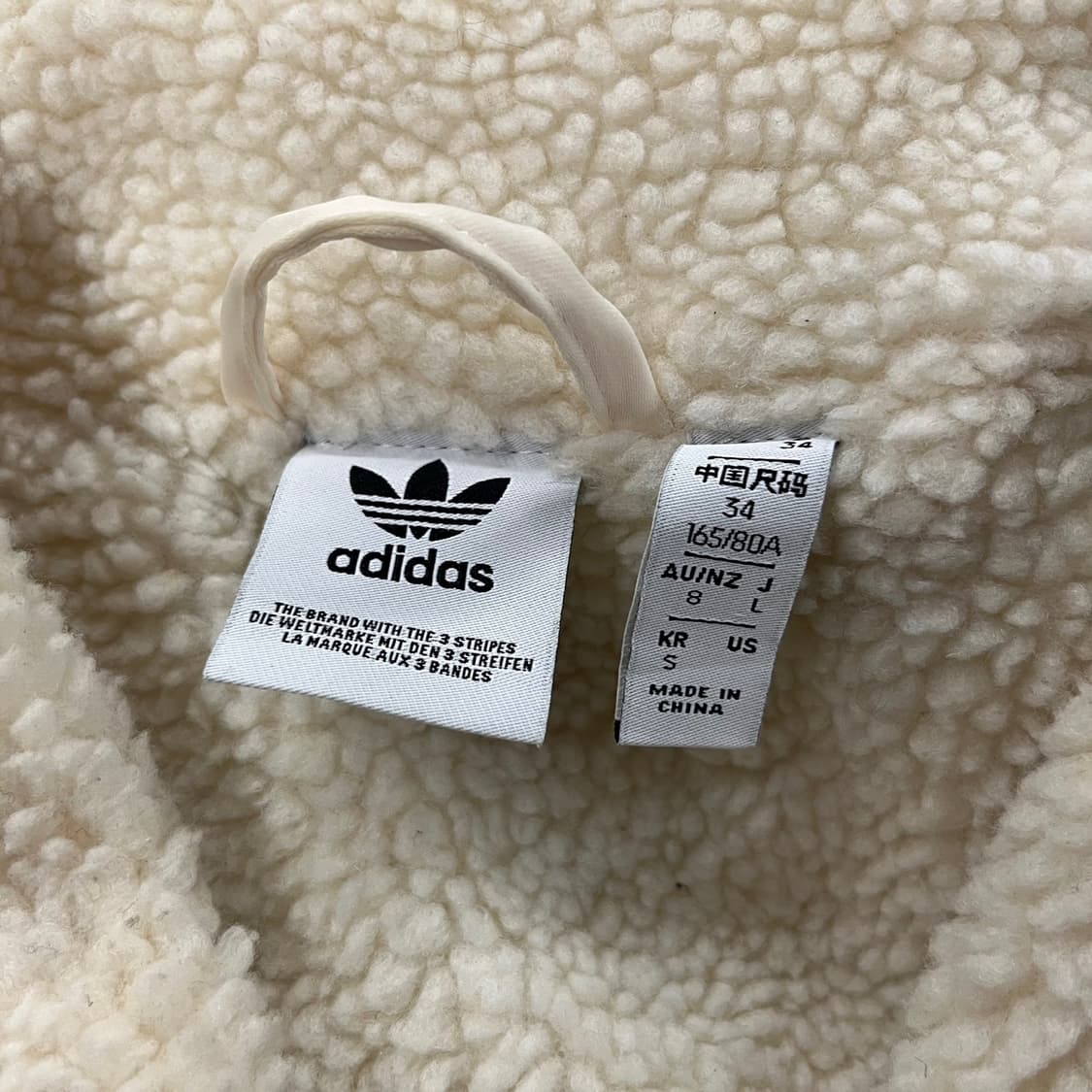 아디다스 투포켓 양털 카라 뽀글이 집업  상품이미지5