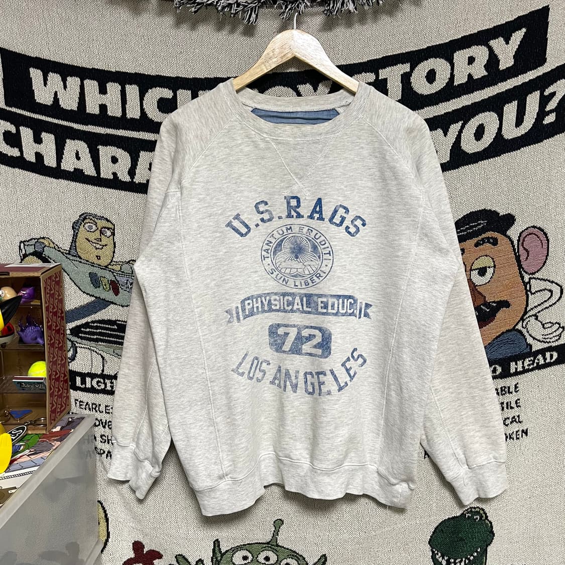 빈티지 래글런 맨투맨 스웻셔츠 상품이미지2