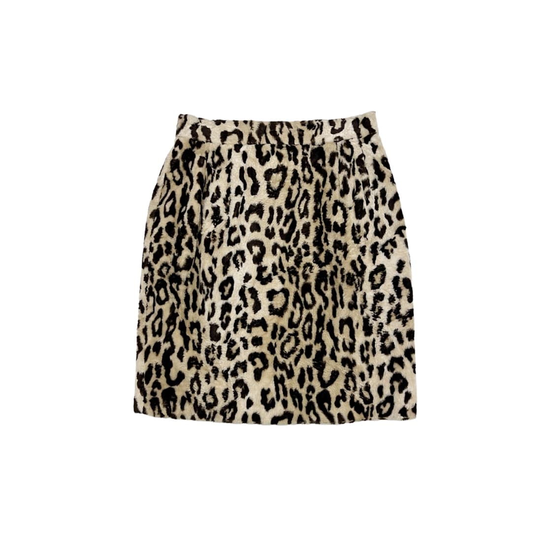 Scoop 페이크퍼 레오파드 미니스커트 상품이미지2