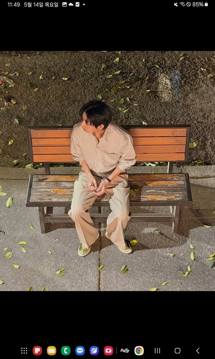 렉토(RECTO) 레아 스트라이프 셔츠 S 상품이미지3